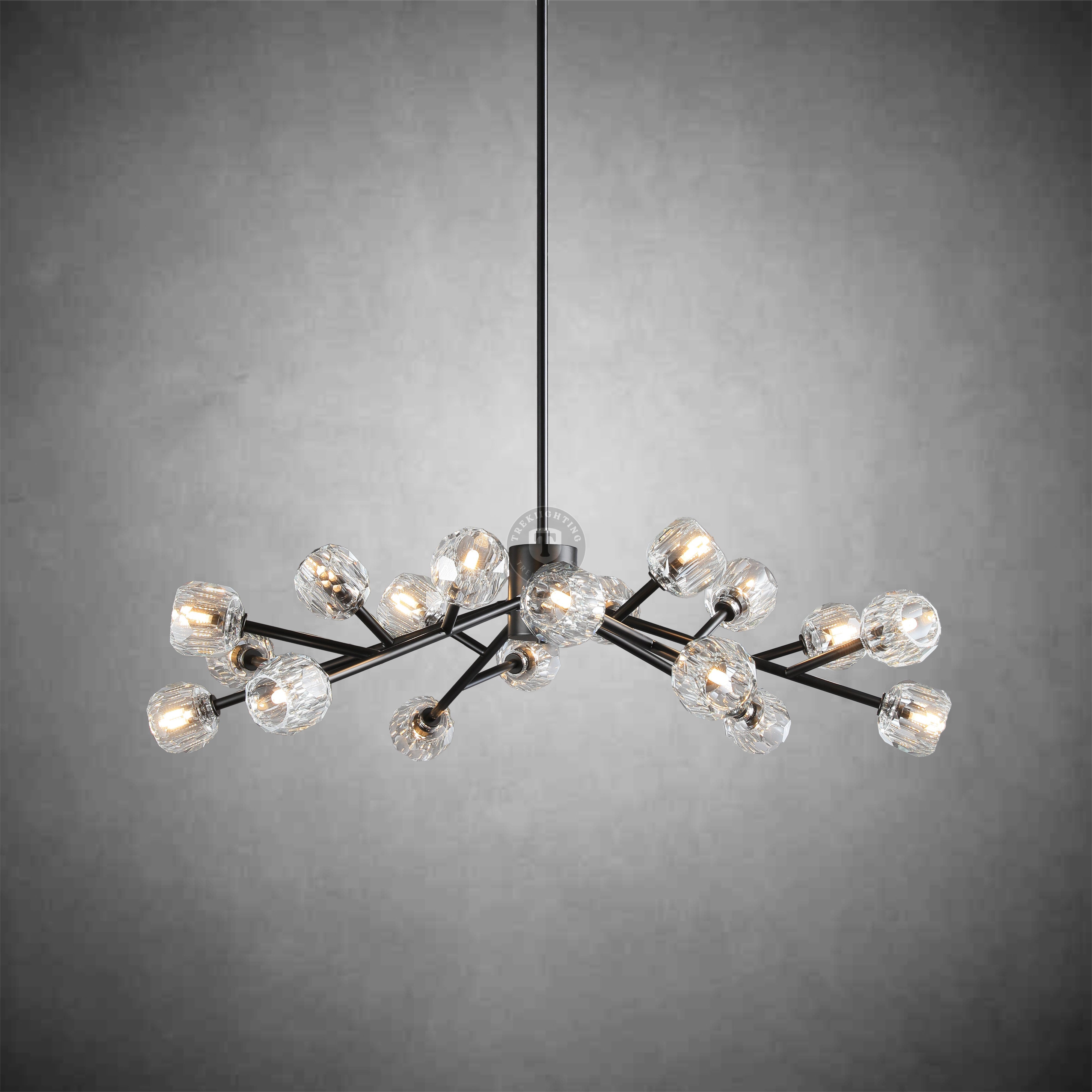 Boulo De Cristal Glass Round Chandelier