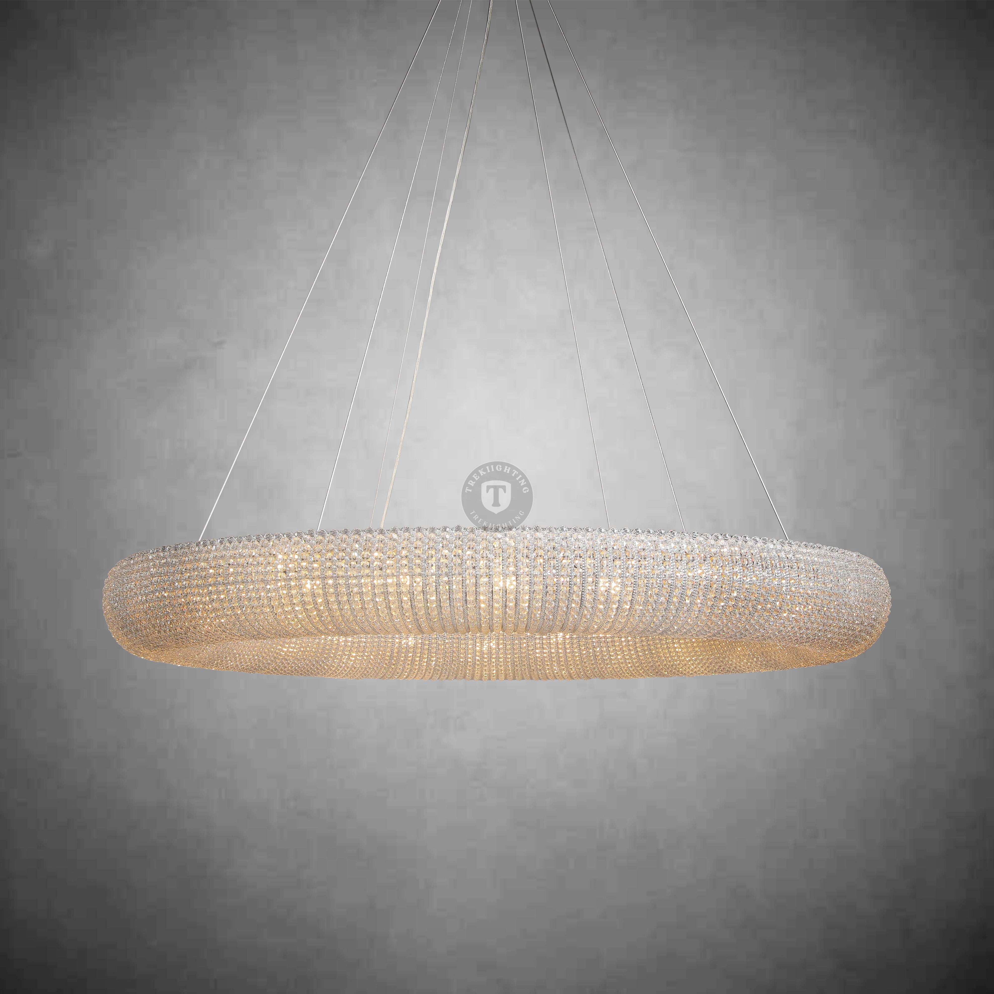 Patrick Clear Round Chandelier