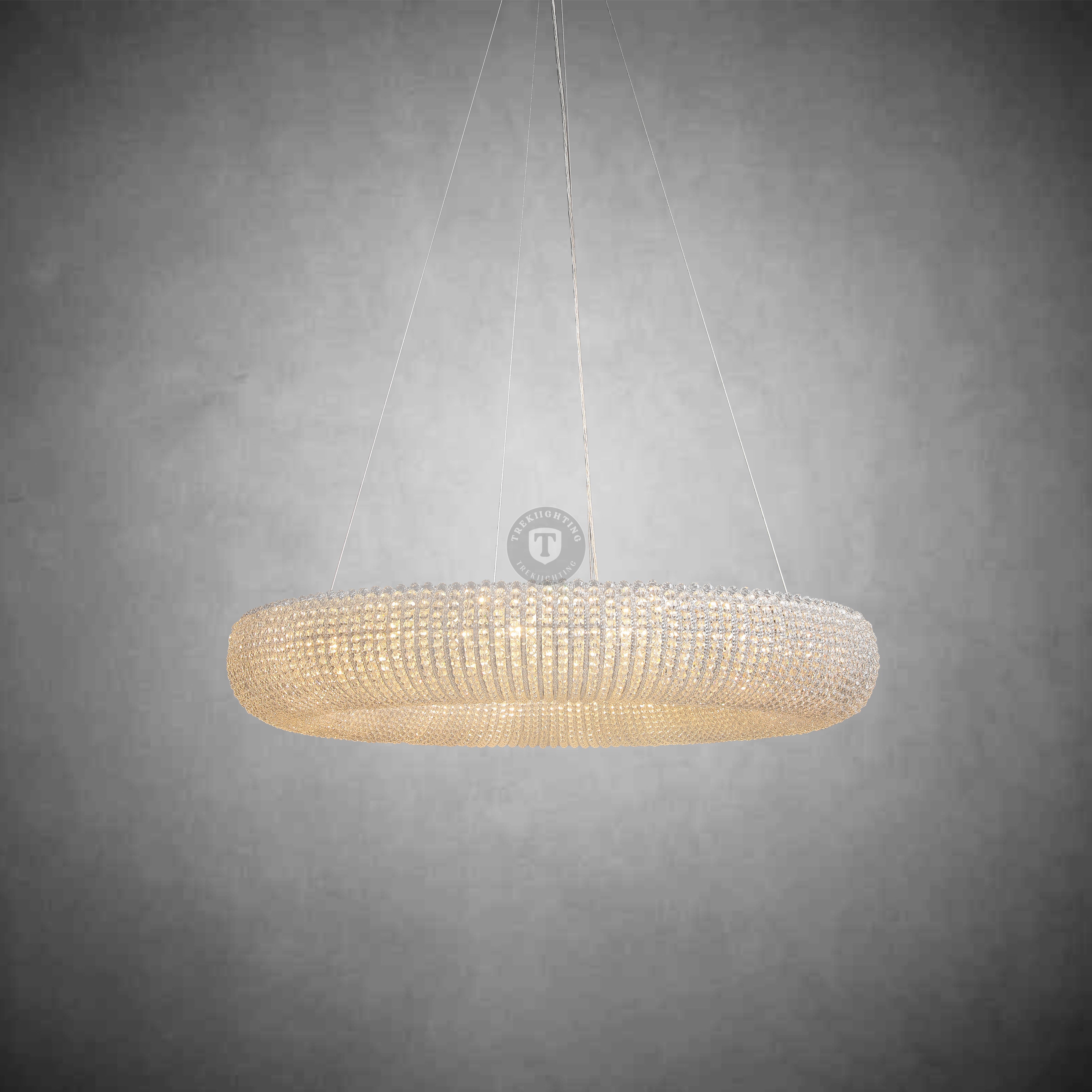 Patrick Clear Round Chandelier