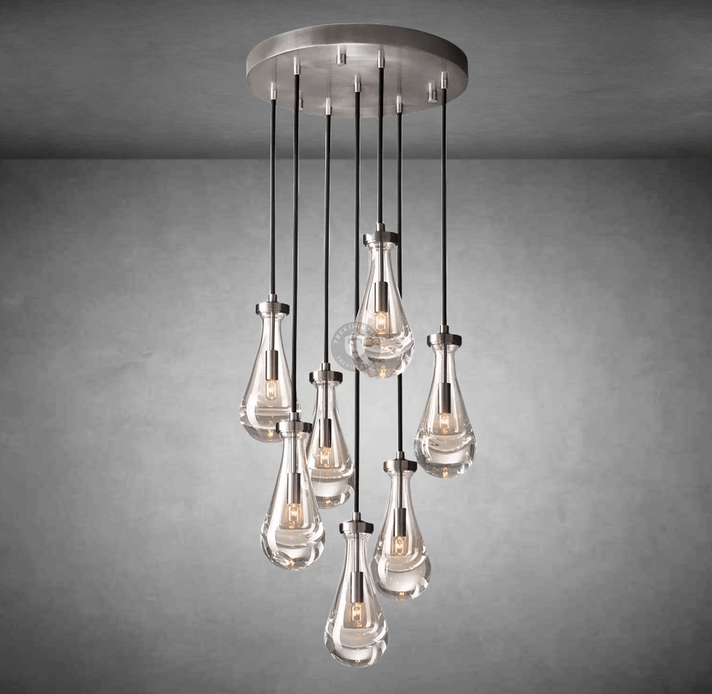 Raindrop Round Chandelier