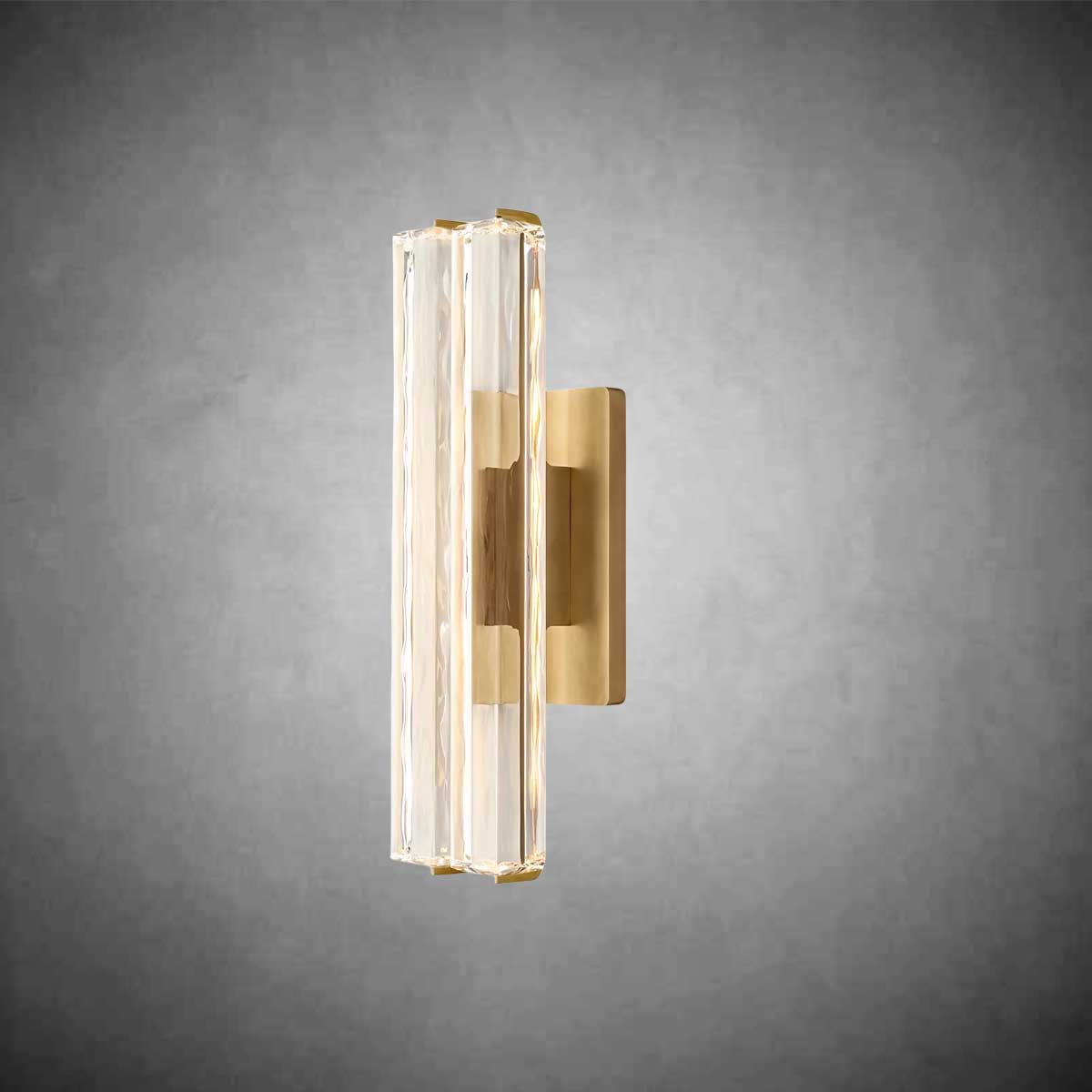 Audubom Crystal Double Sconce