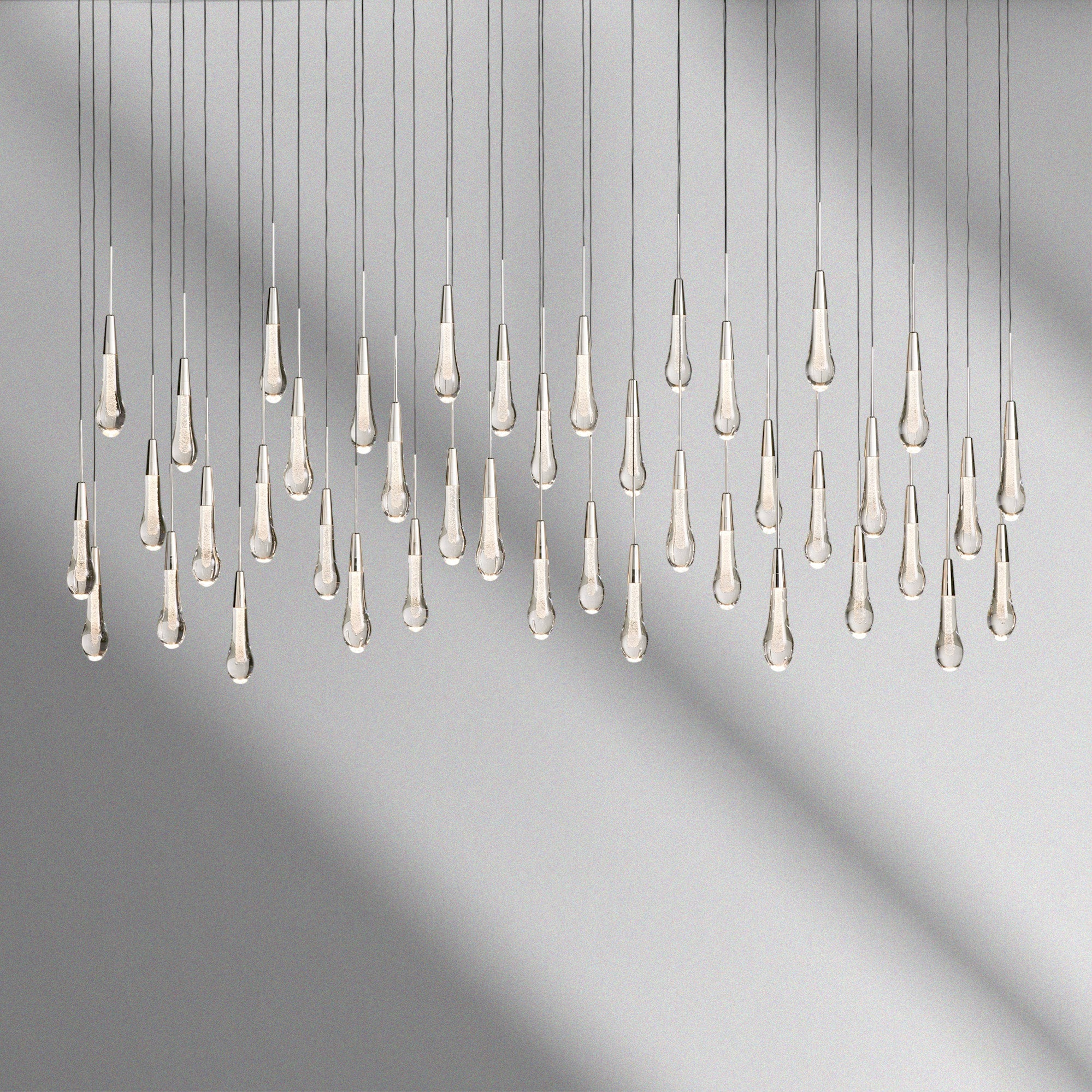 Soltaire Linear Chandelier 37“ 50” 60“ 70 87” 120“