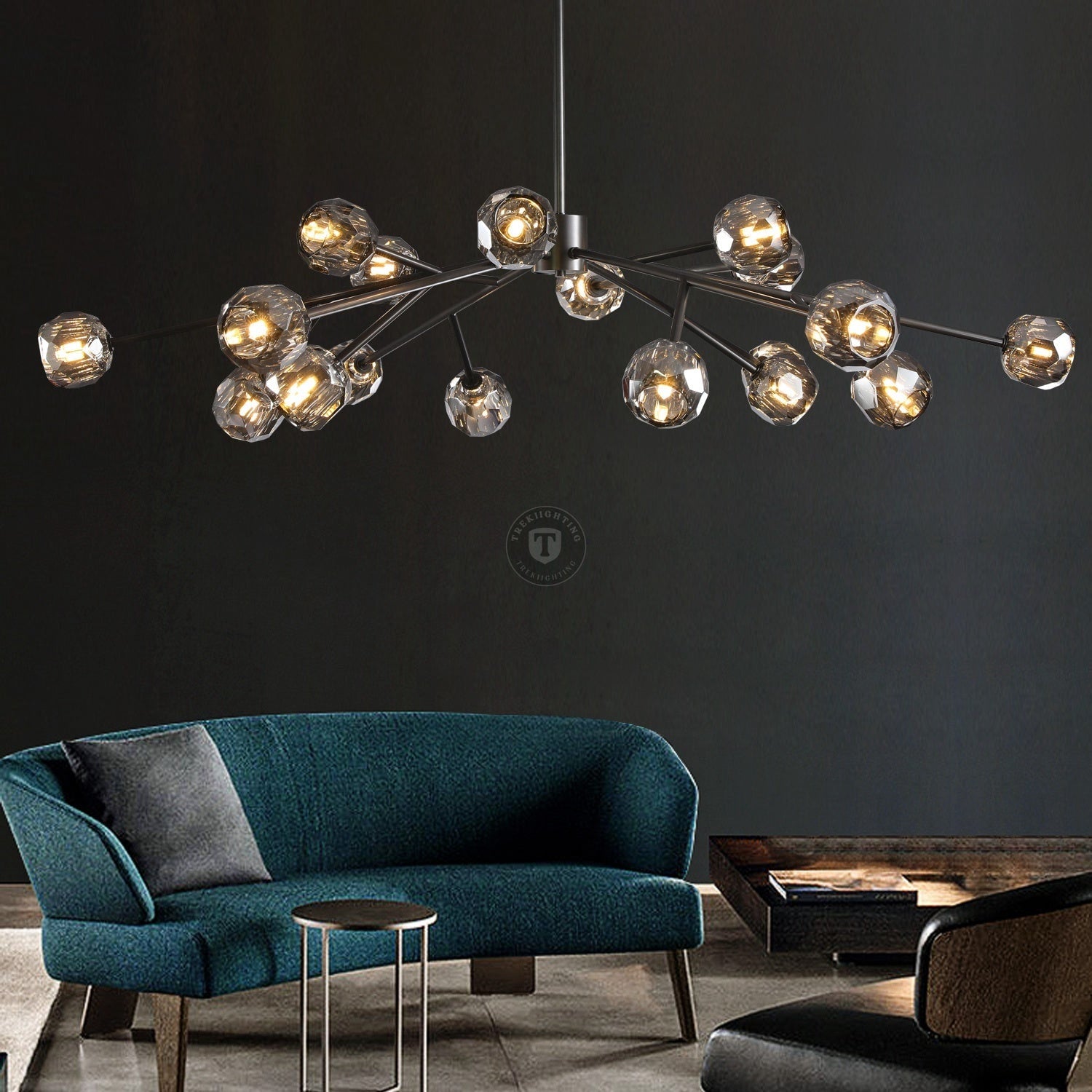 Boulo De Cristal Glass Round Chandelier