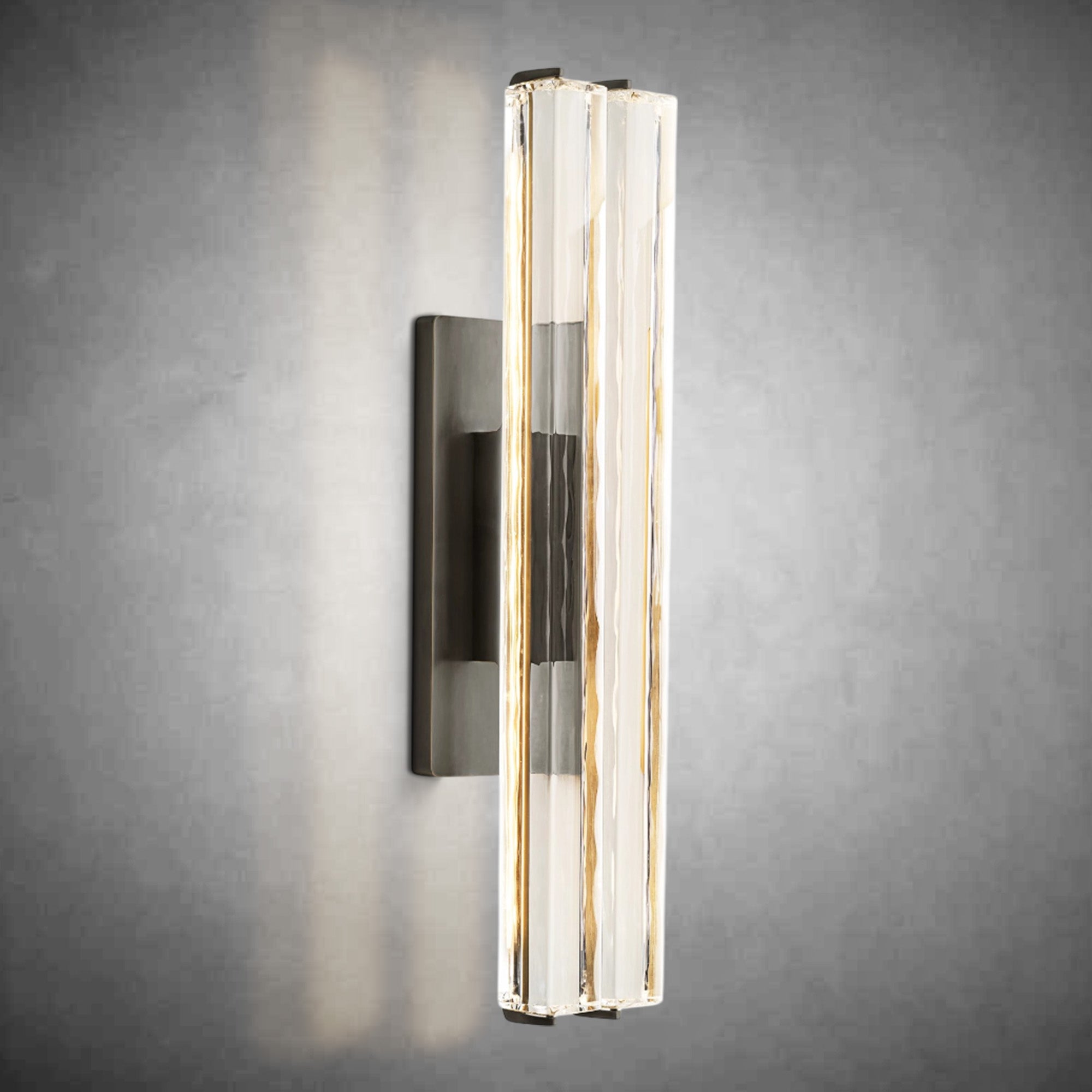 Audubom Crystal Double Sconce