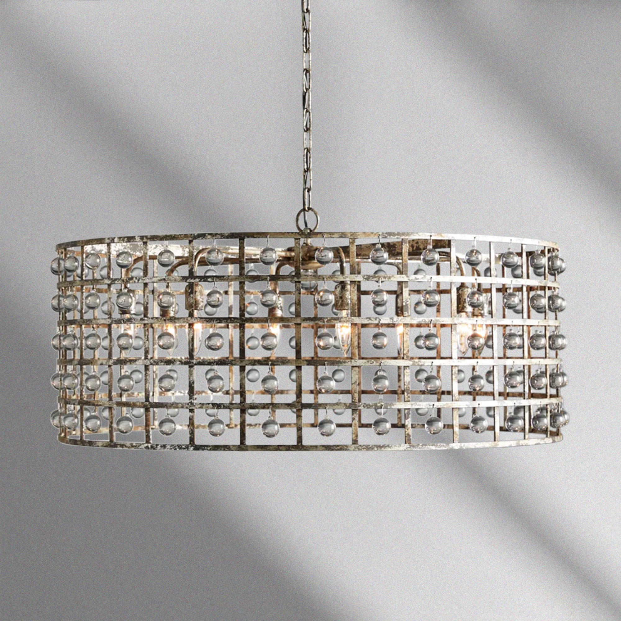 La Cage Round Chandelier 6" 8" 12"