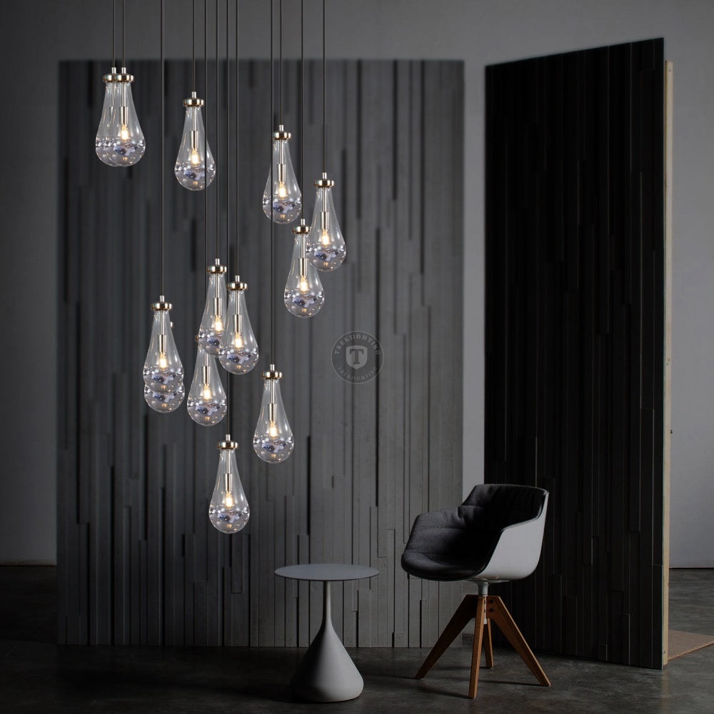 Raindrop Round Chandelier