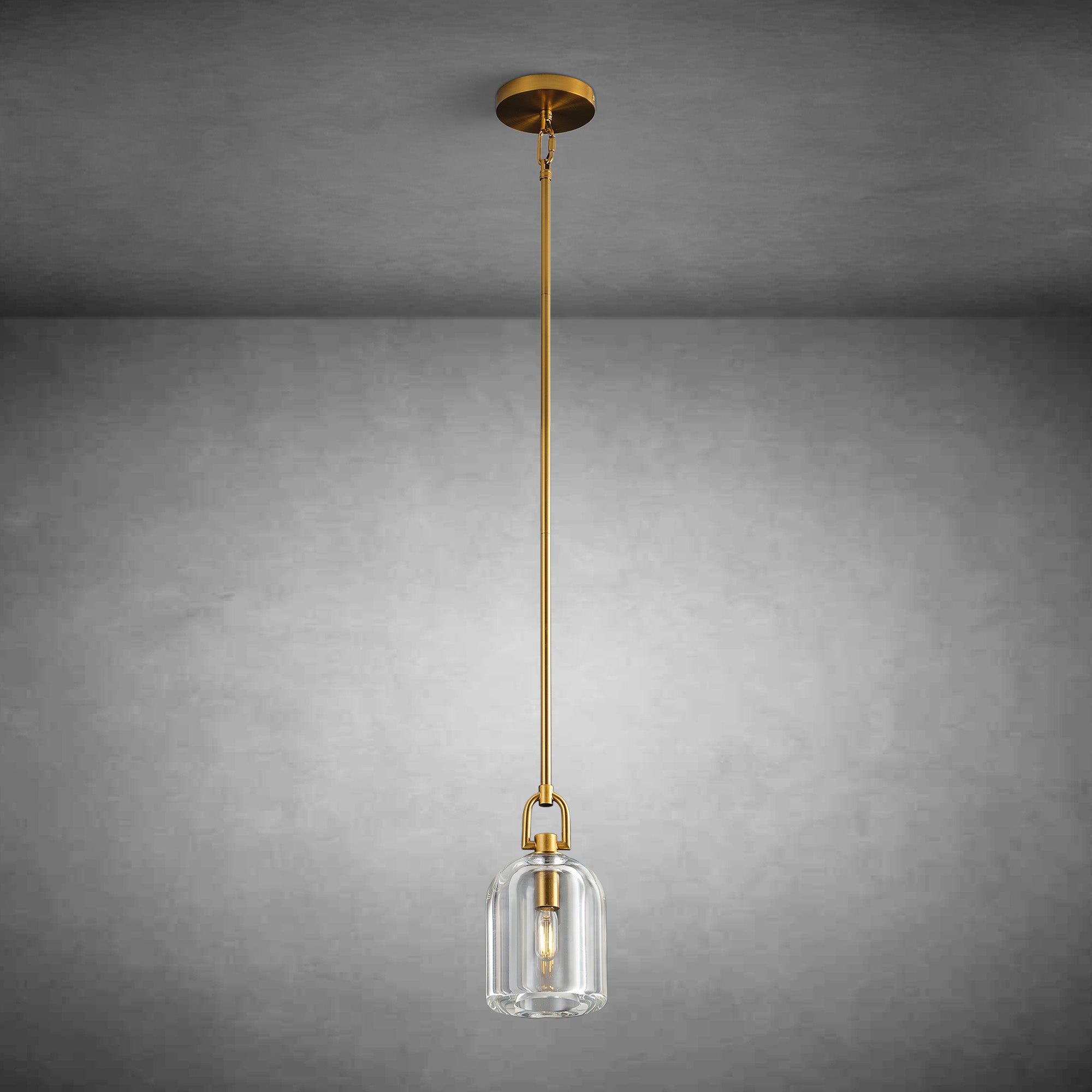 Botanist Cloche K9 Crystal Pendan Light