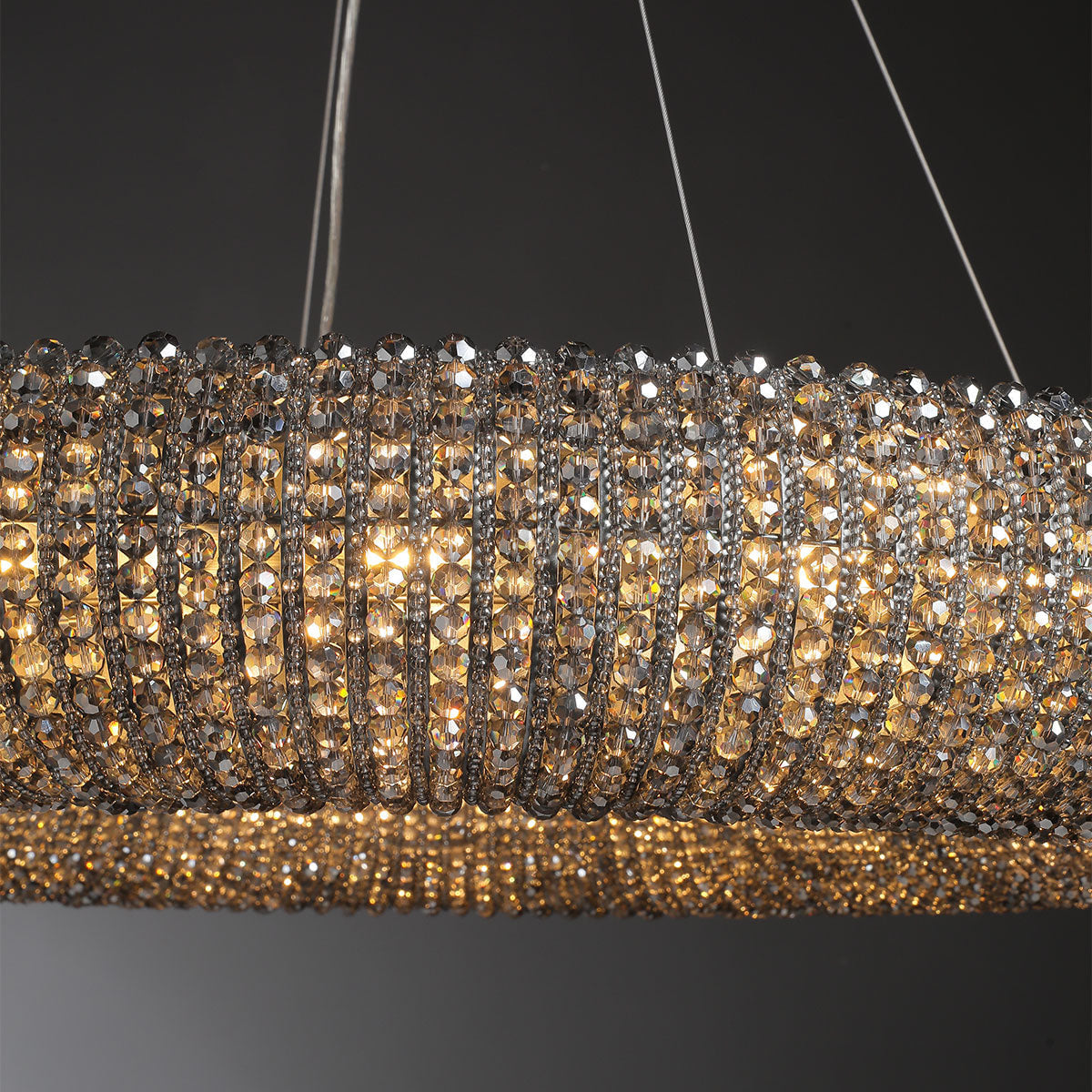 Patrick Clear Round Chandelier