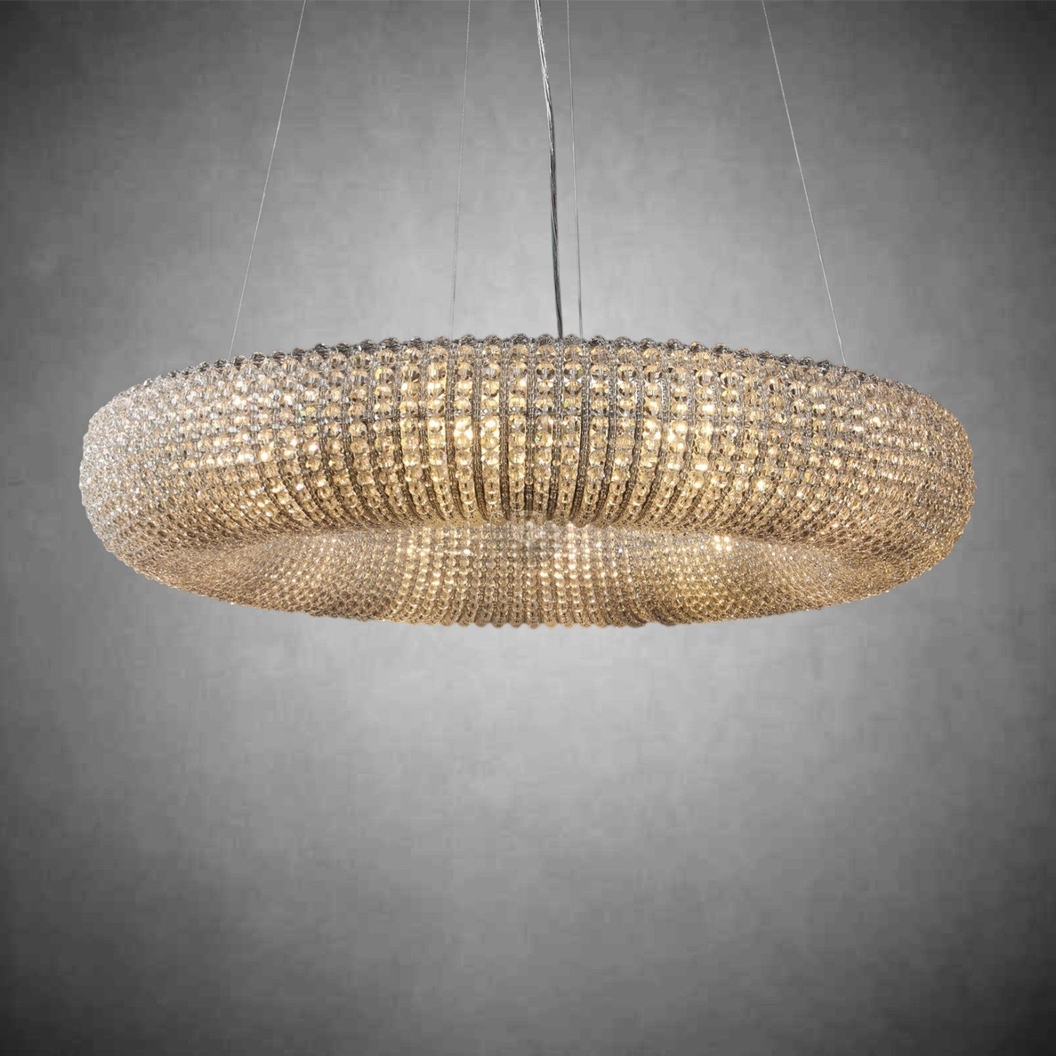 Patrick Clear Round Chandelier