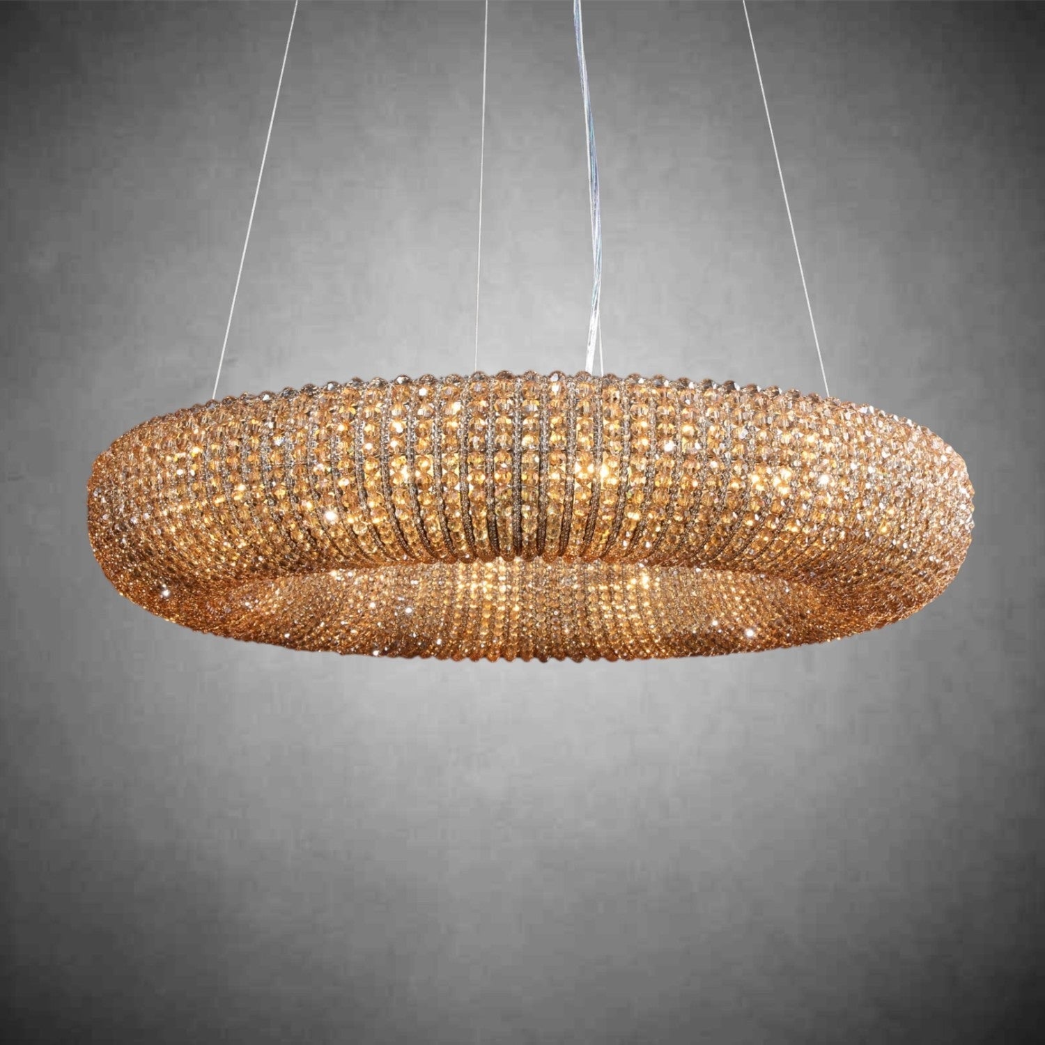 Patrick Clear Round Chandelier