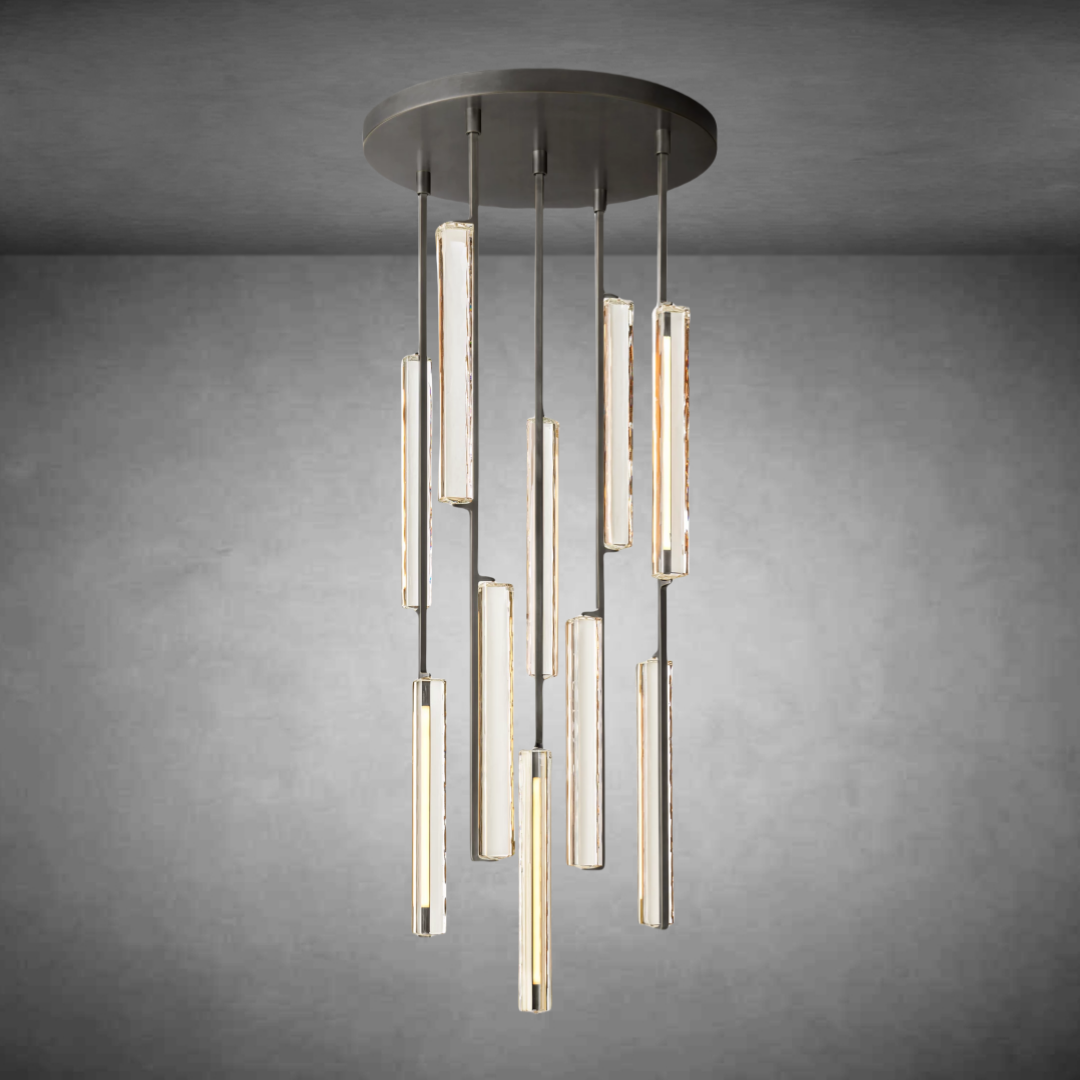 Audubom Crystal Round Chandelier