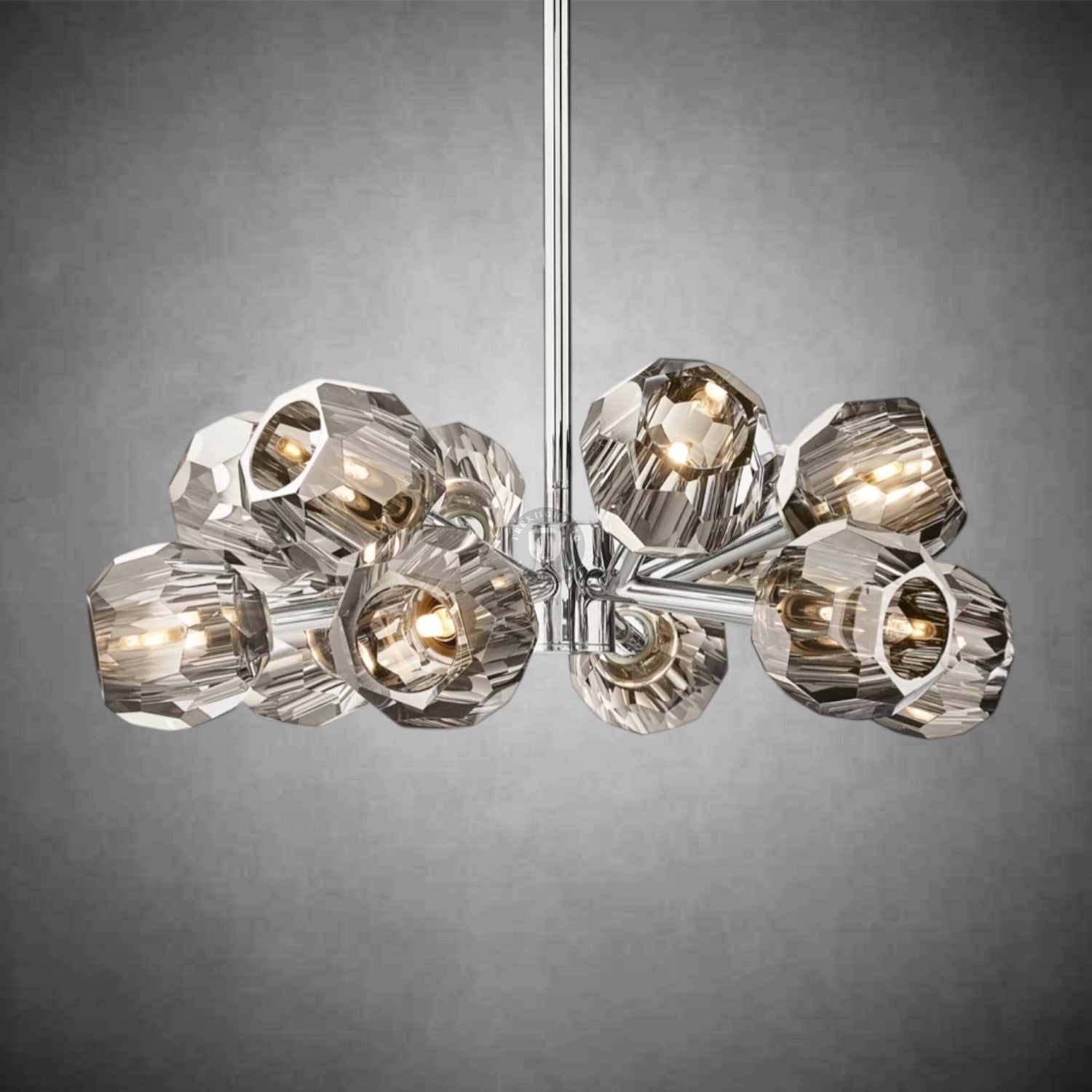 Boulo De Cristal Glass Round Chandelier