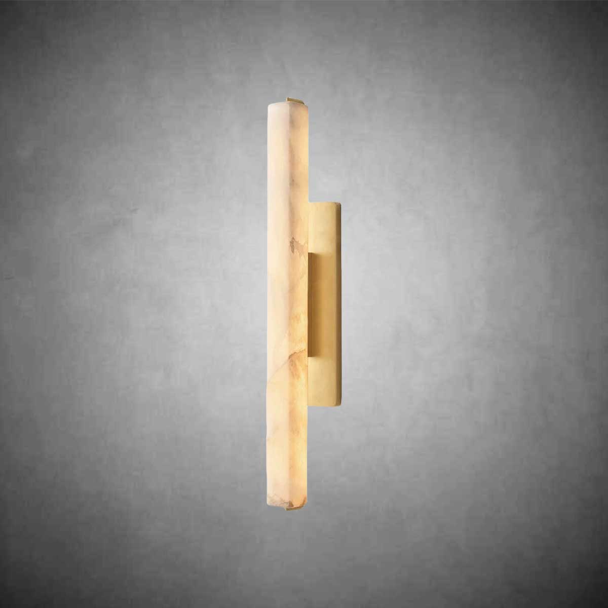 Audubom Alabaster Single Sconce