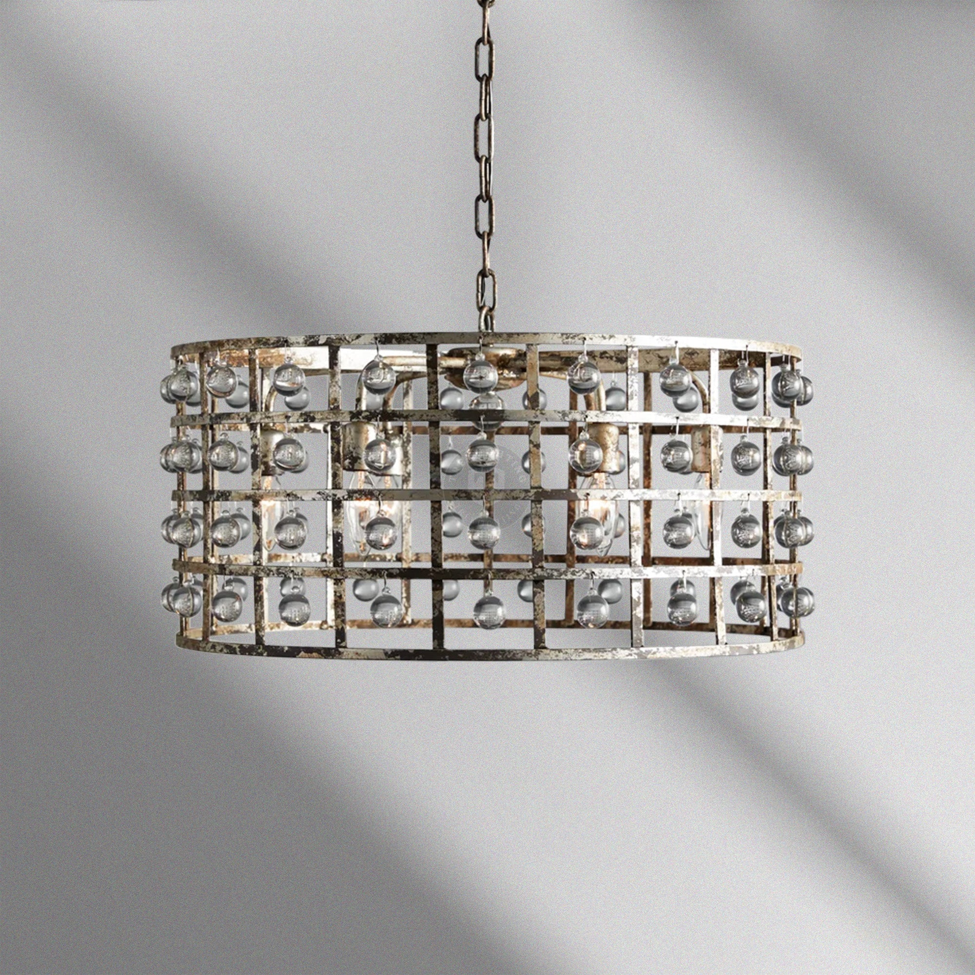La Cage Round Chandelier 6" 8" 12"