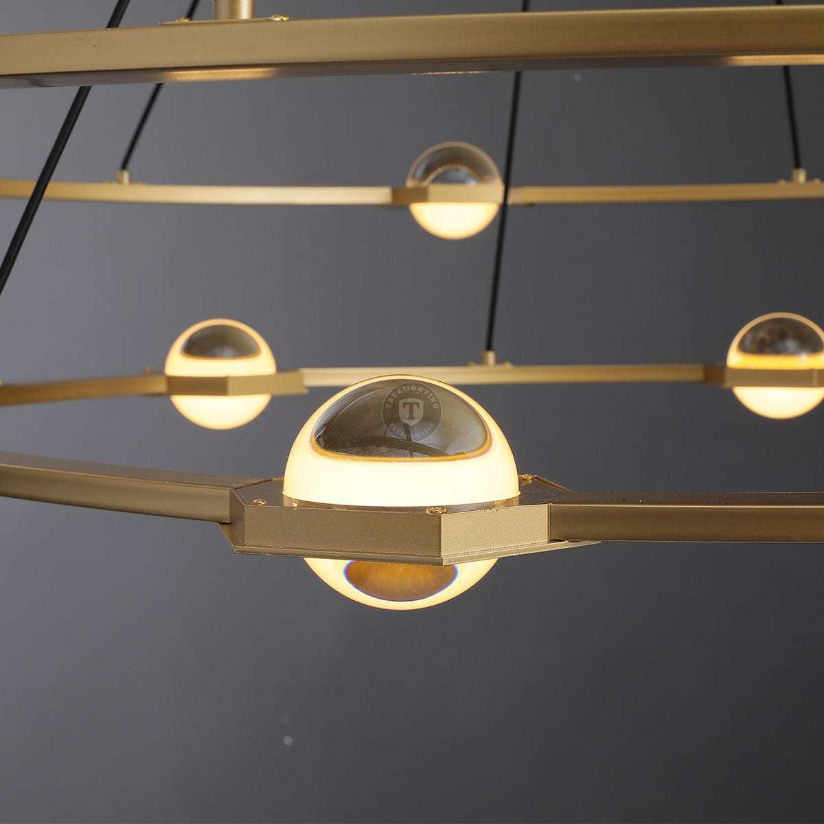 Planet 2-Tier Round Chandelier