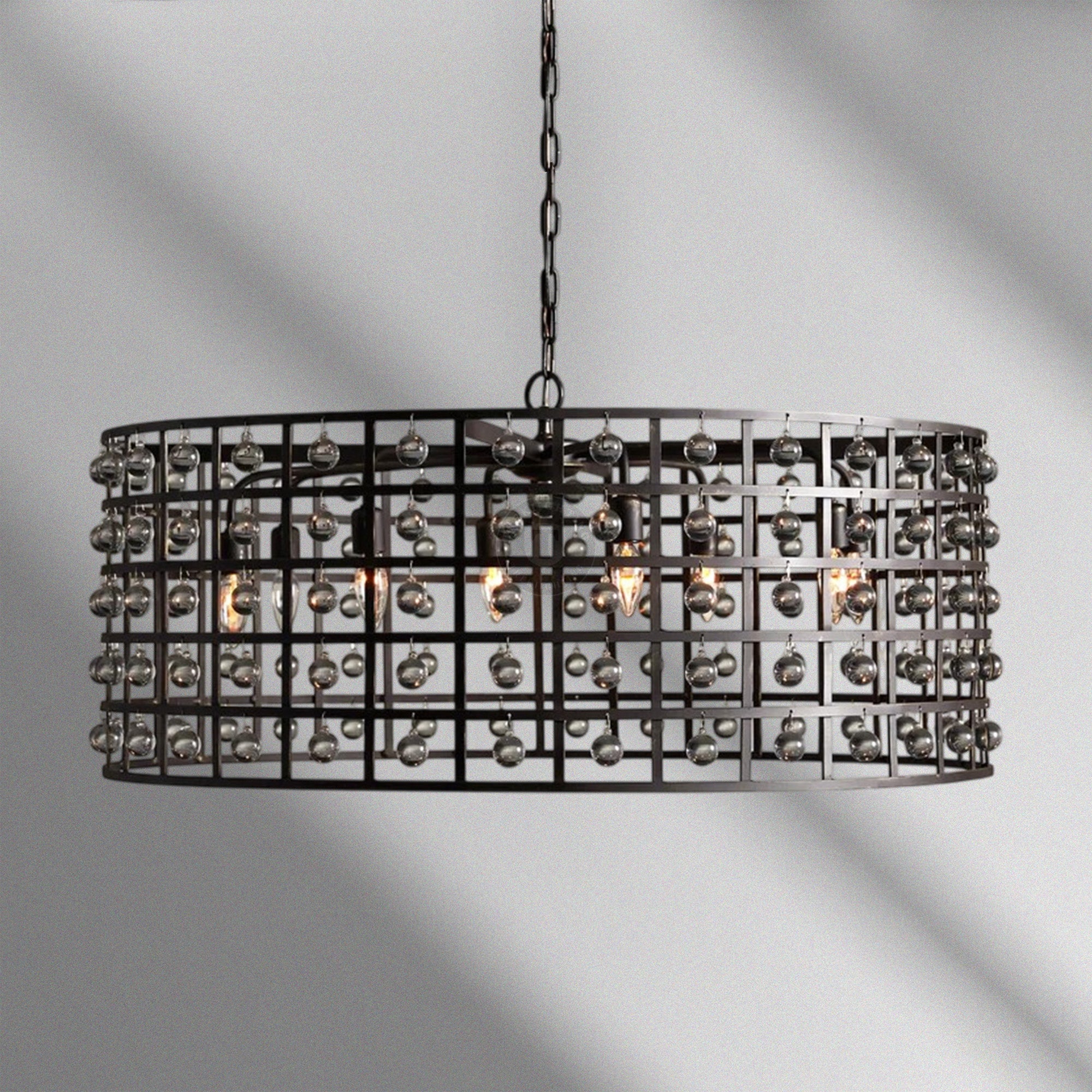La Cage Round Chandelier 6" 8" 12"