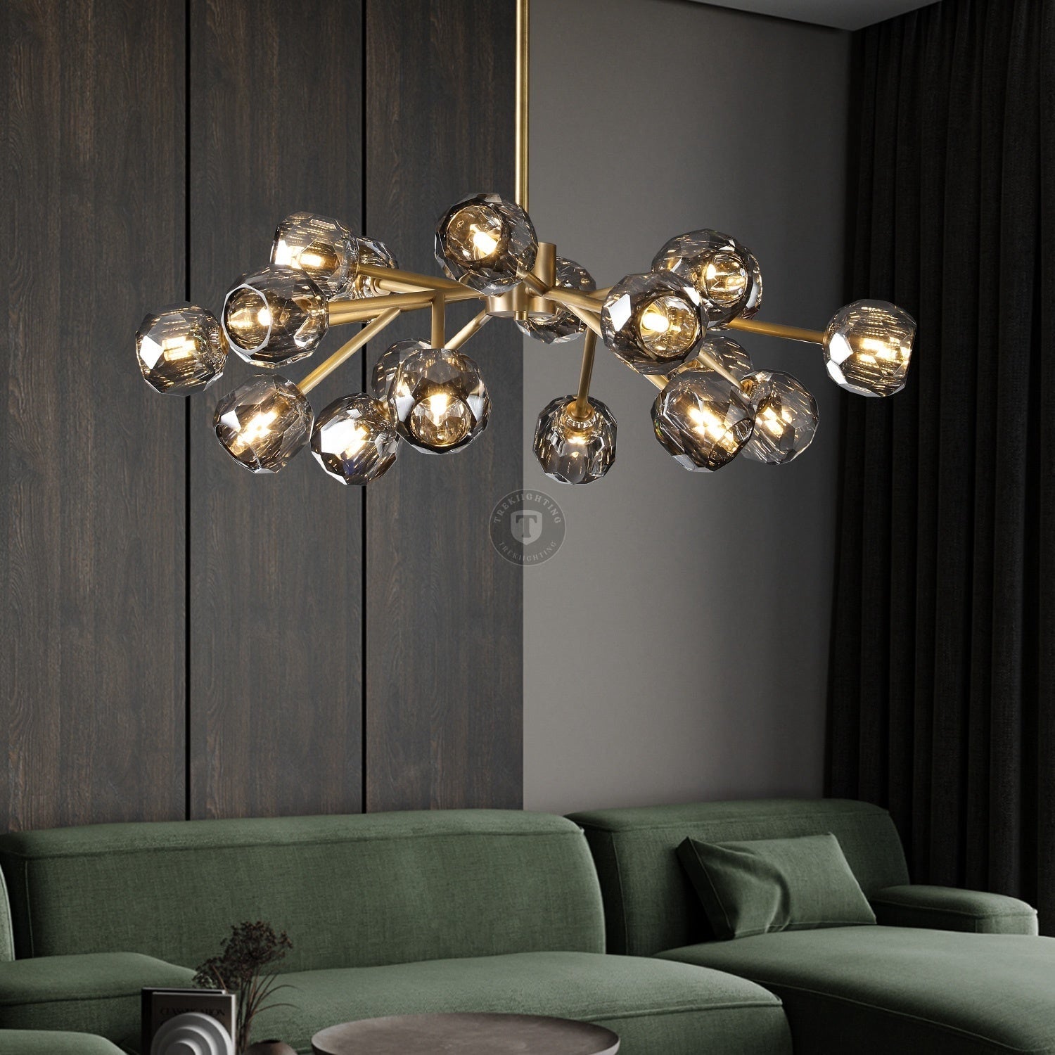 Boulo De Cristal Glass Round Chandelier