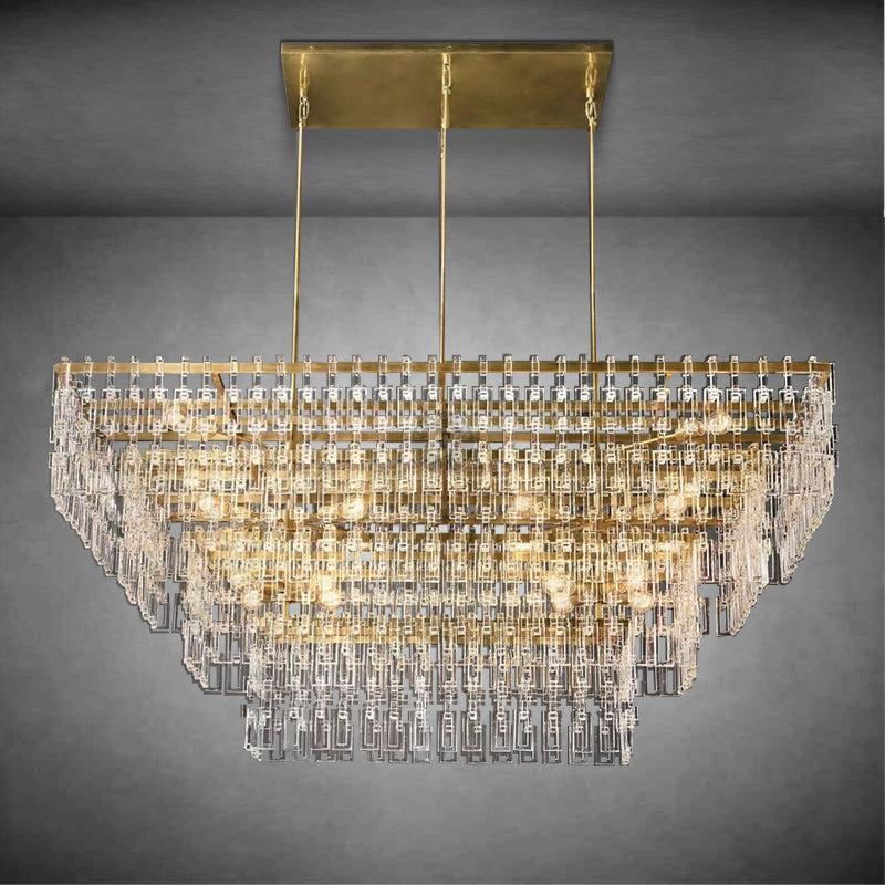 Seraphina Tiered Rectangular Chandelier