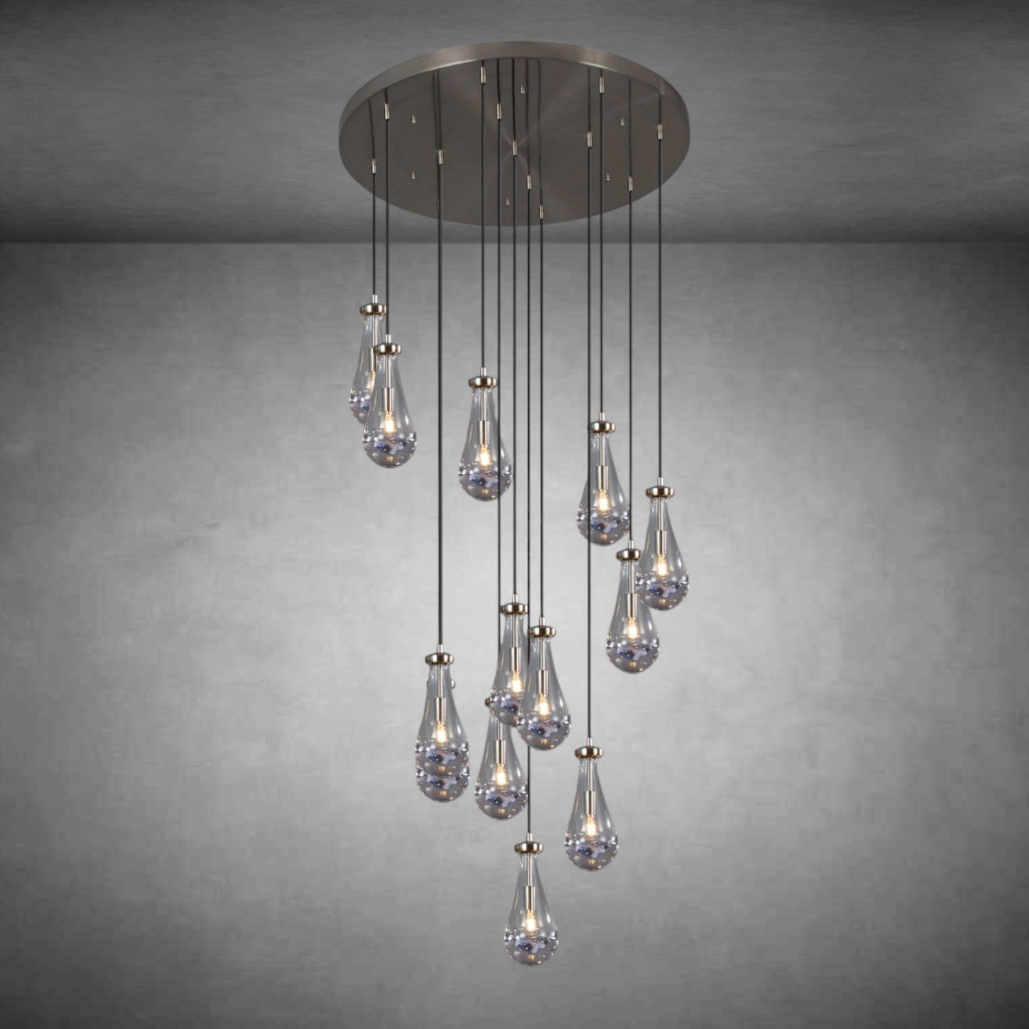 Raindrop Round Chandelier