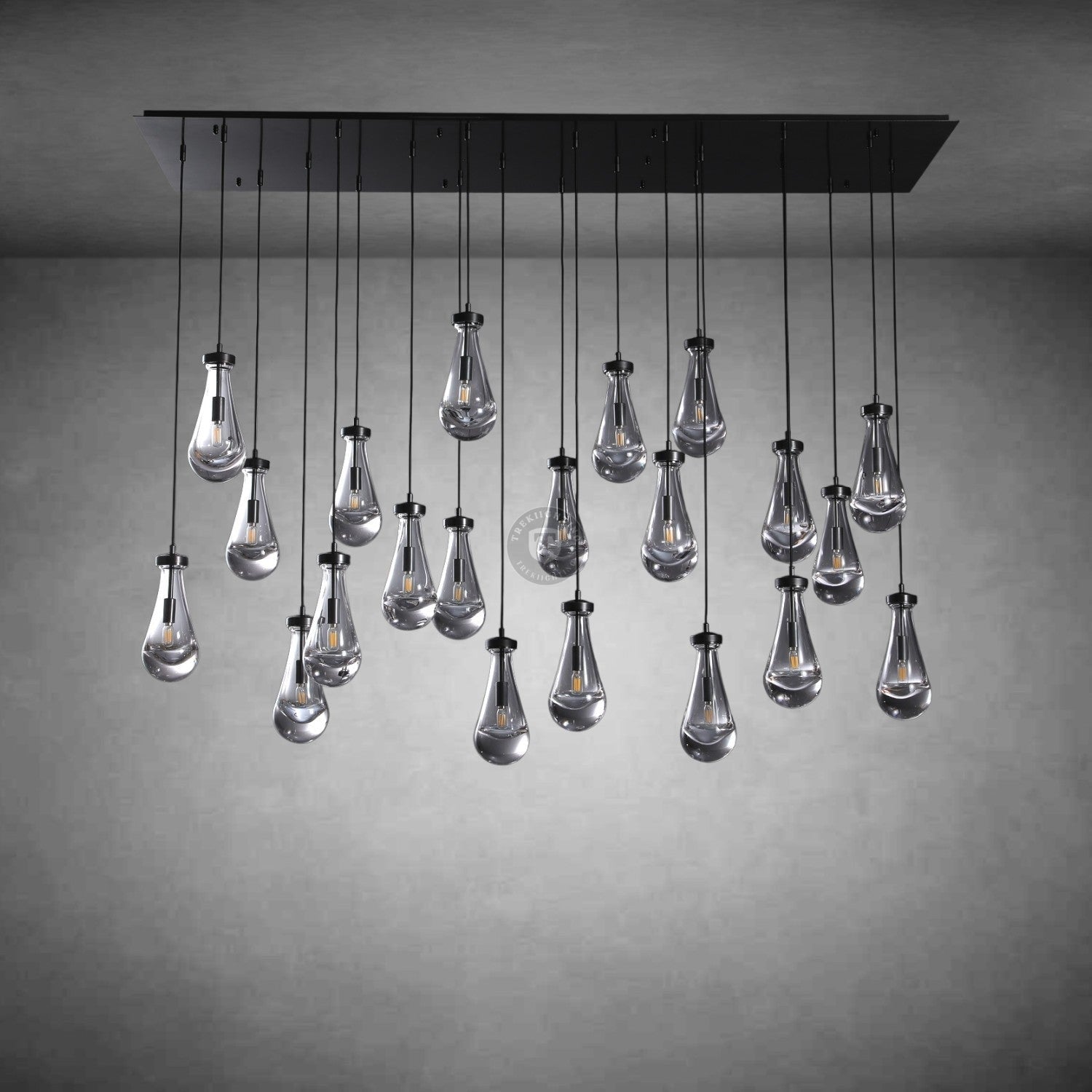 Raindrop Rectangular Chandelier
