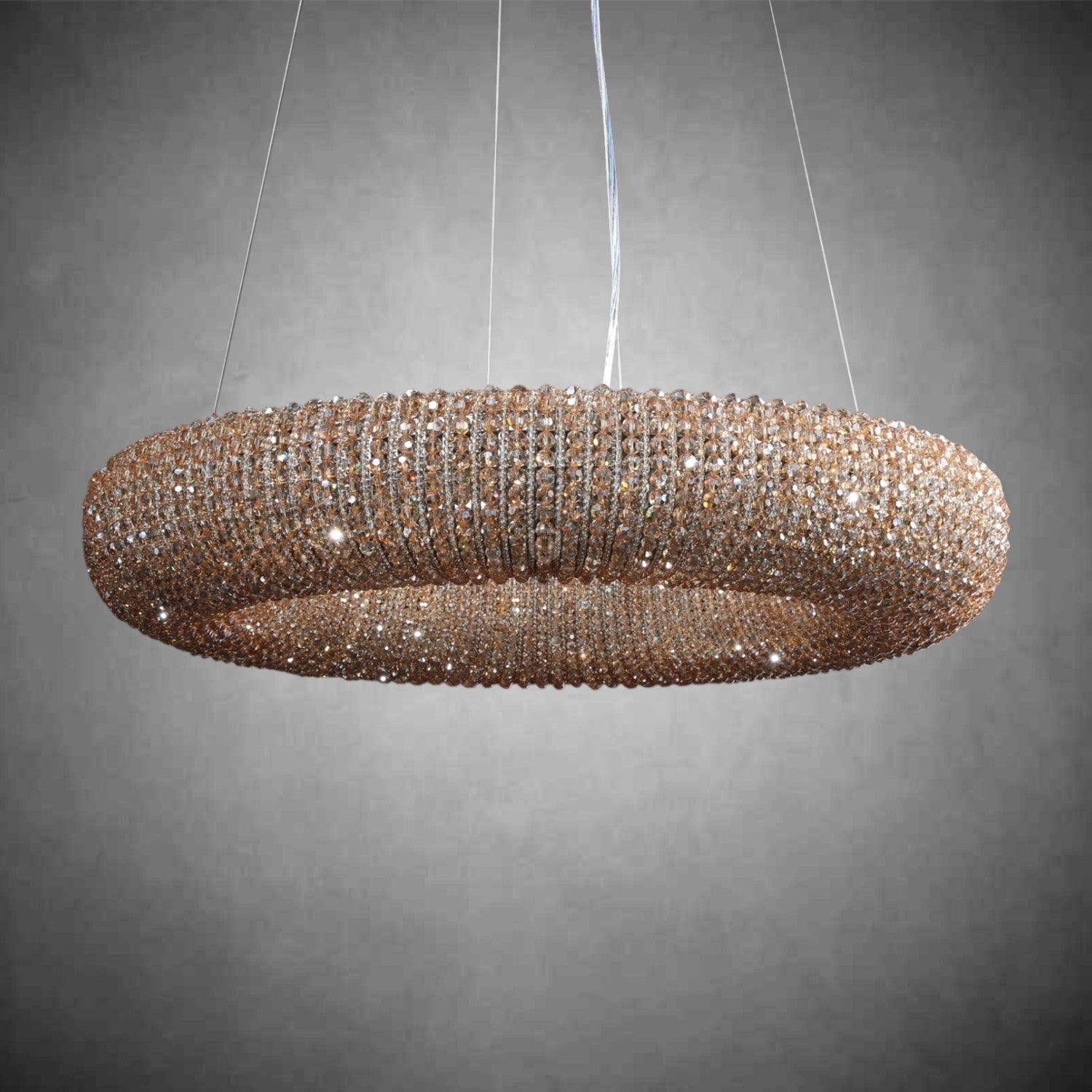 Patrick Clear Round Chandelier