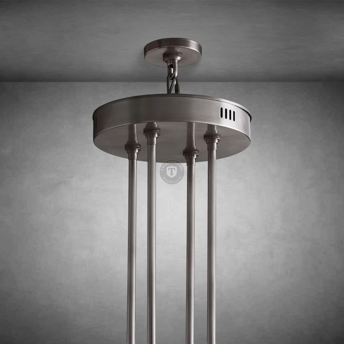 Reger Round Two-Tier Chandelier