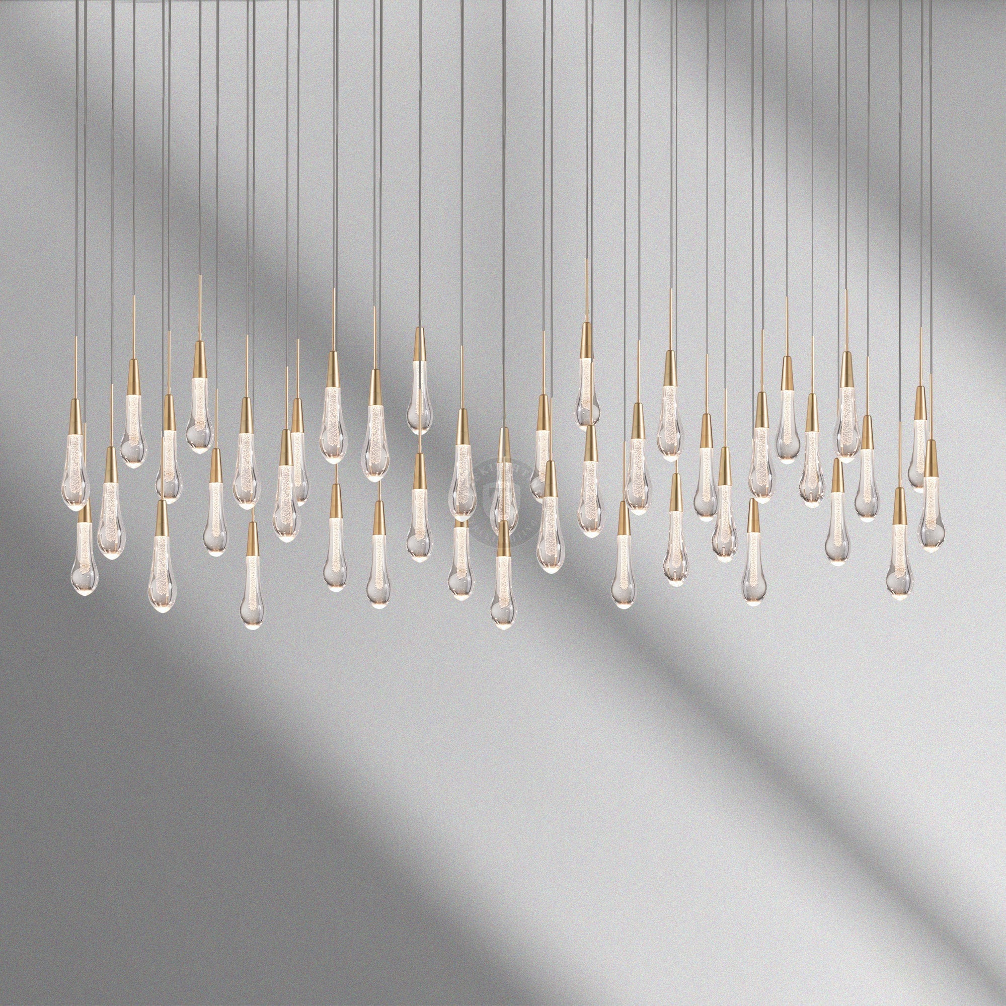 Soltaire Linear Chandelier 37“ 50” 60“ 70 87” 120“