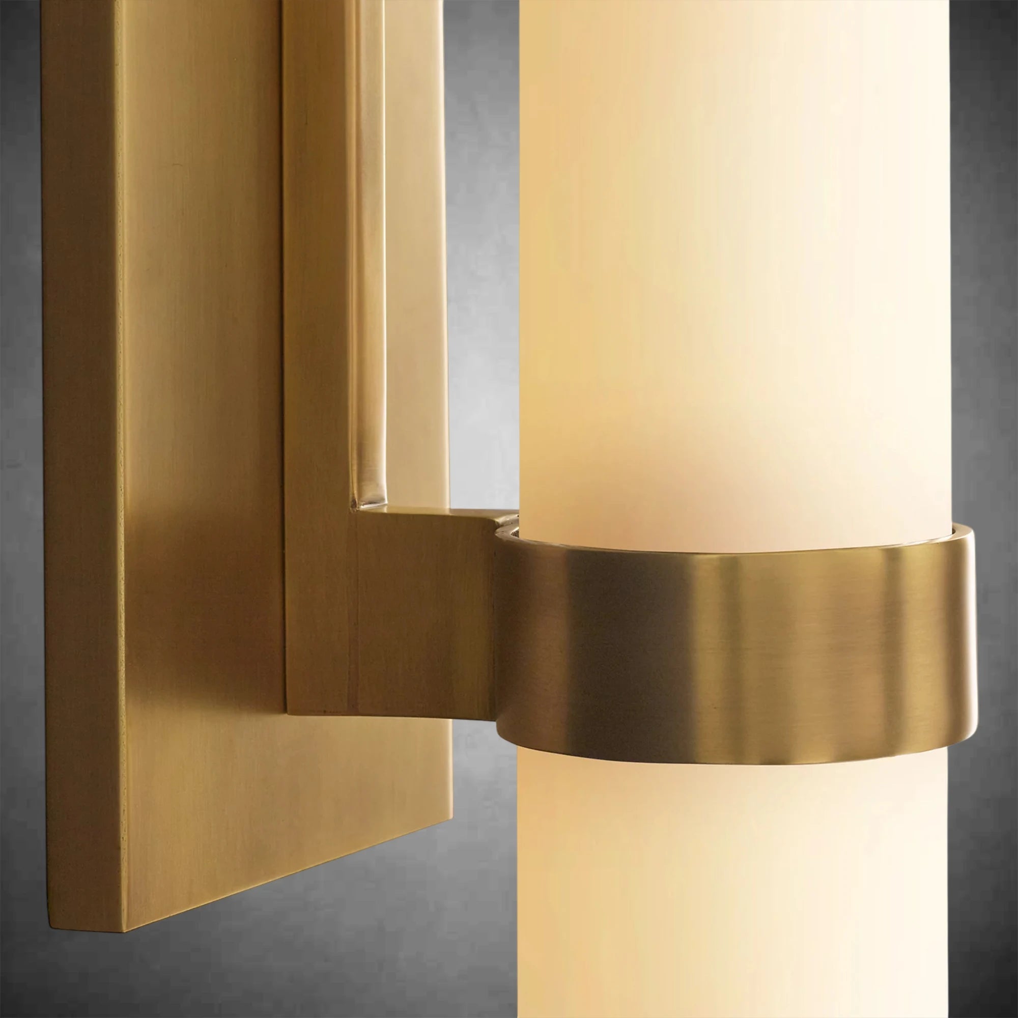 Ravel Milk Glass Sconce
