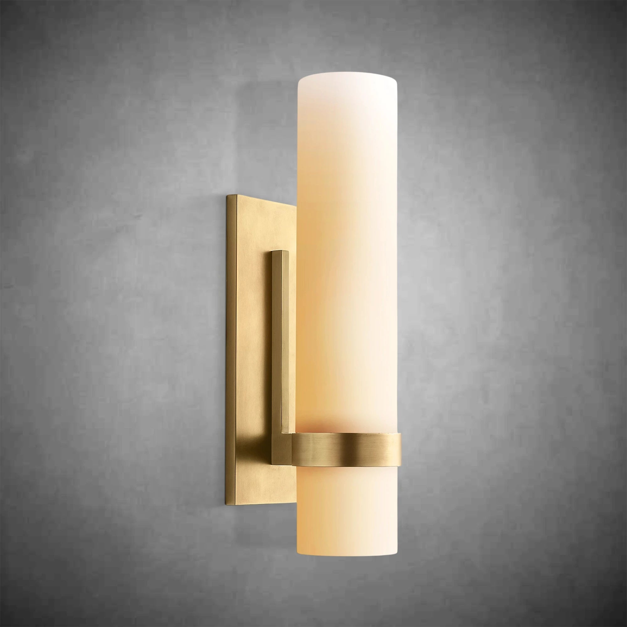 Ravel Milk Glass Sconce