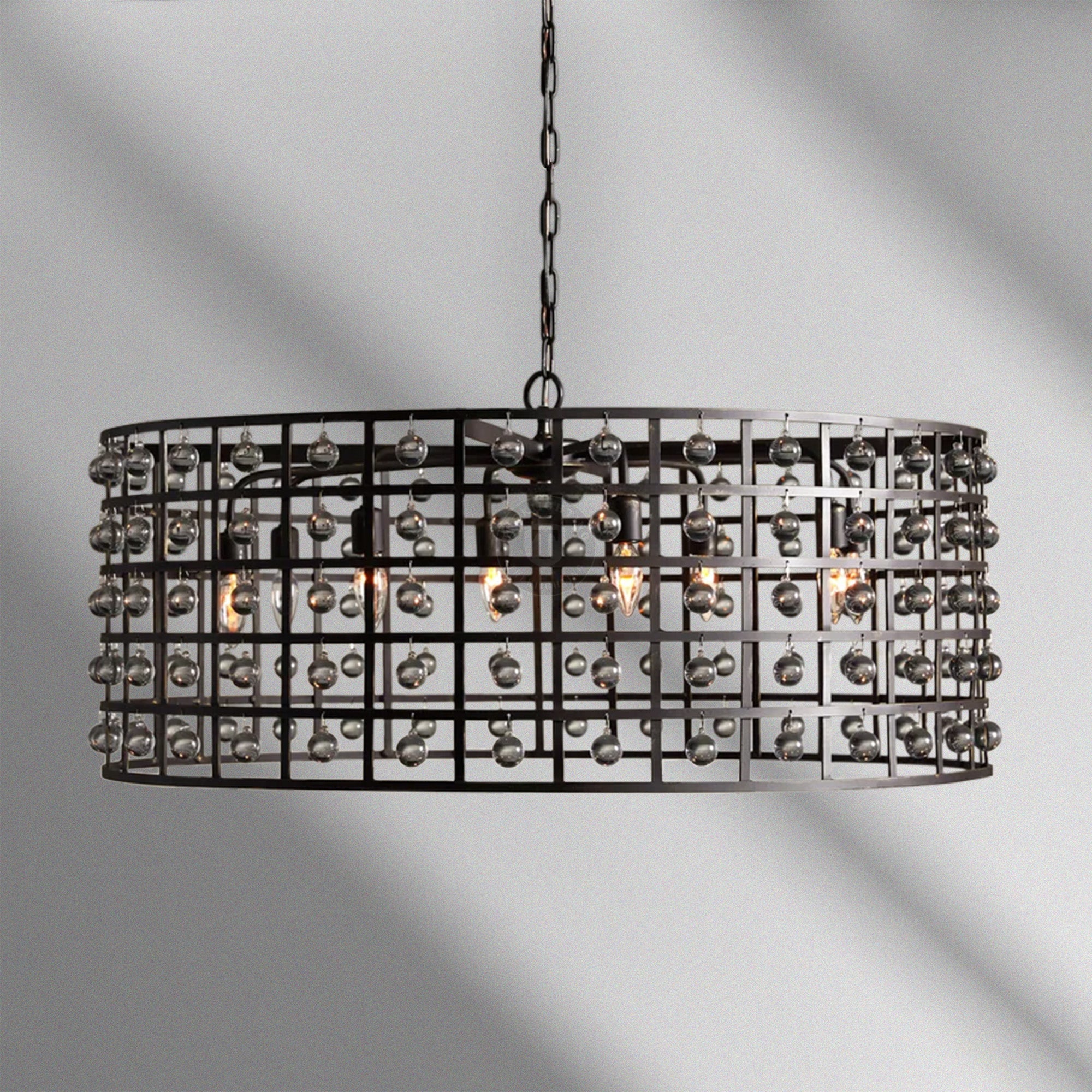 La Cage Round Chandelier 6" 8" 12"