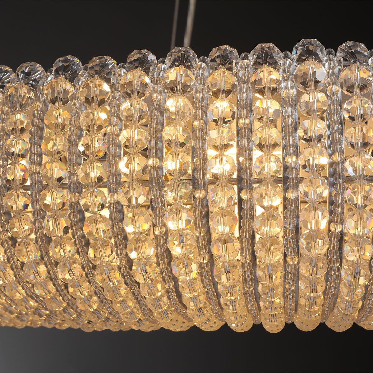Patrick Clear Round Chandelier