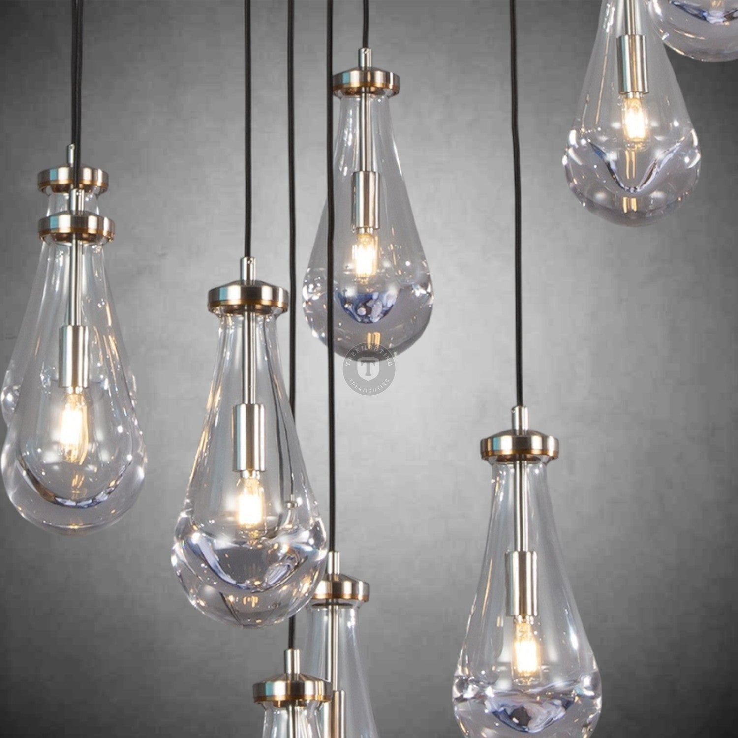 Raindrop Round Chandelier