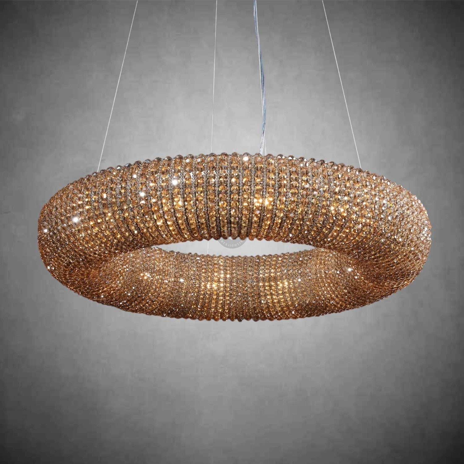 Patrick Clear Round Chandelier