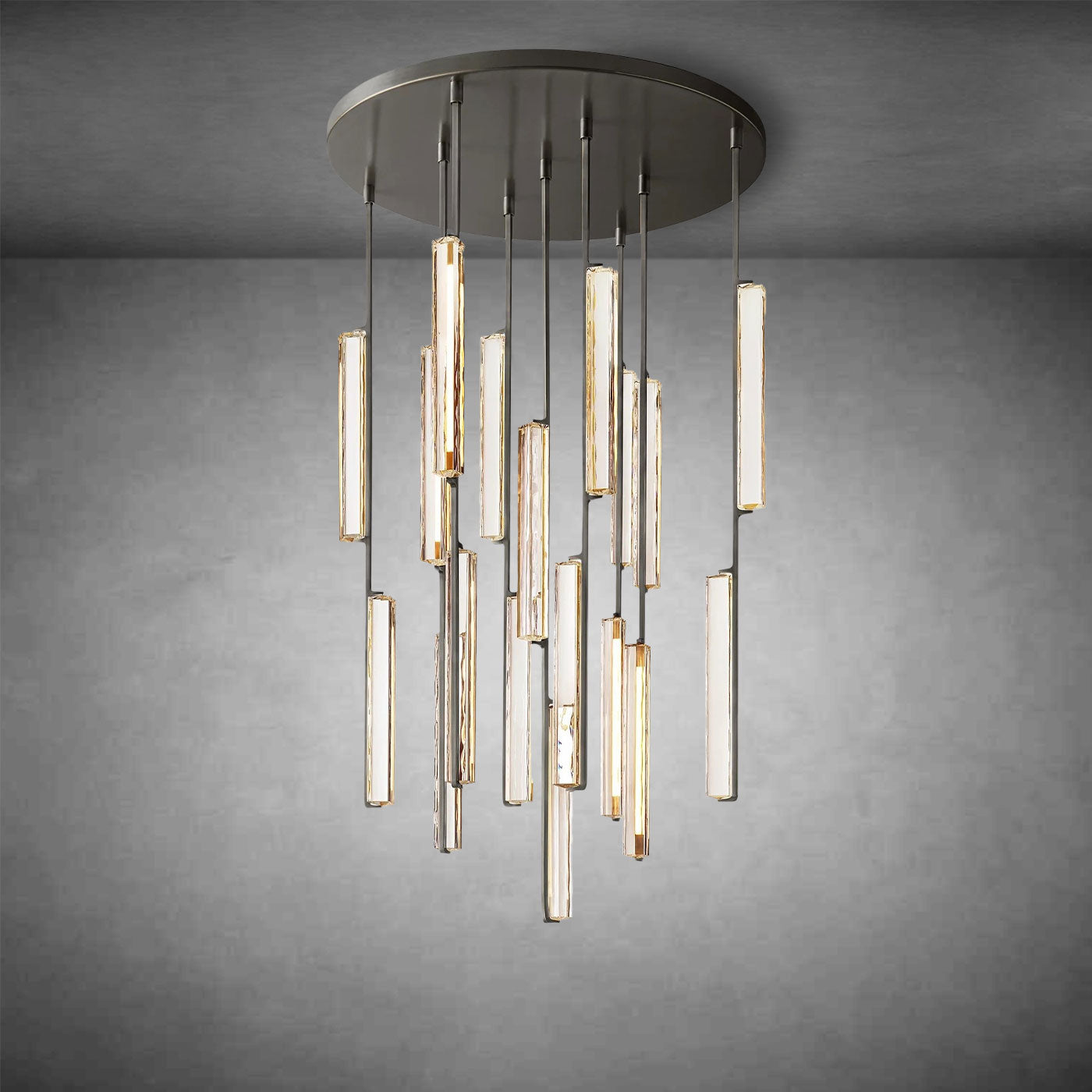 Audubom Crystal Round Chandelier