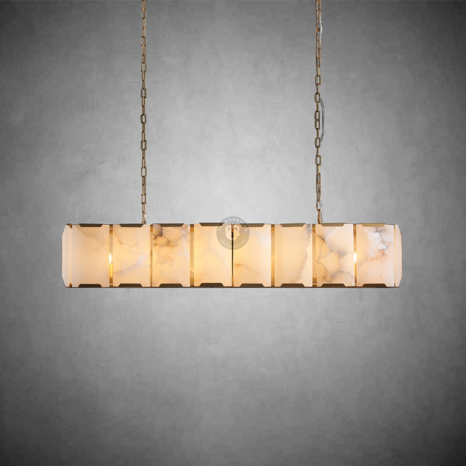 Harley Calcite Rectangular Chandelier