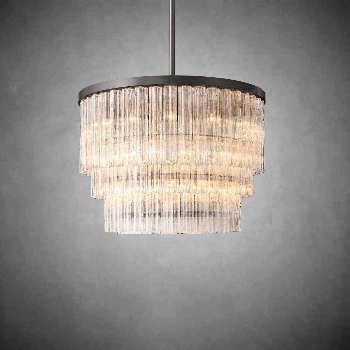 Charlotte Three-Tier Round Chandelier