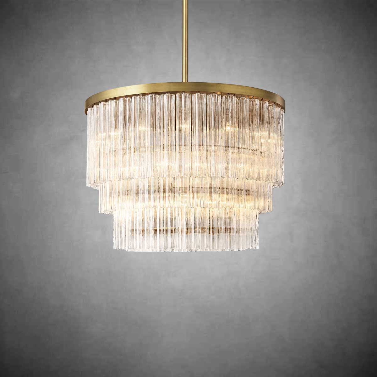 Charlotte Three-Tier Round Chandelier