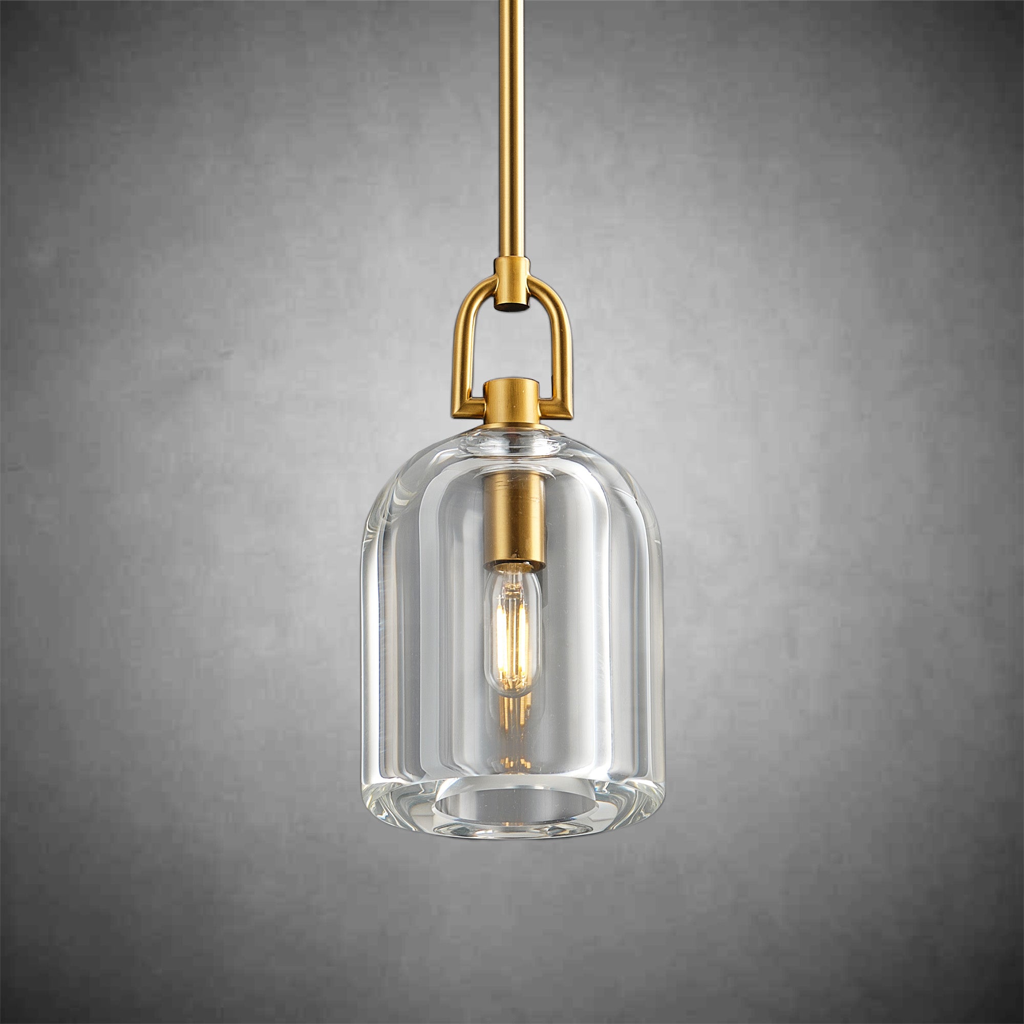 Botanist Cloche K9 Crystal Pendan Light