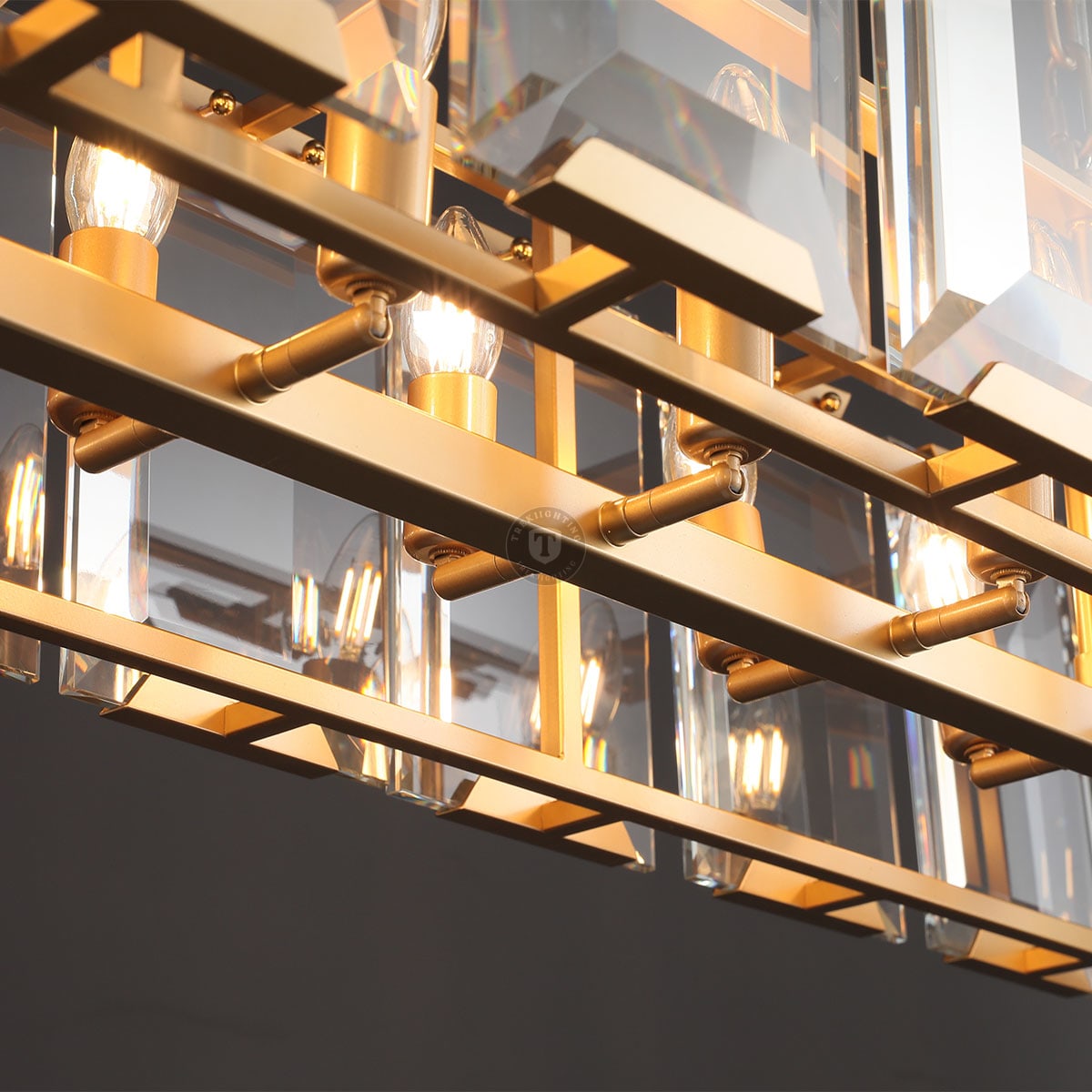 Harley Crystal Rectangular Chandelier