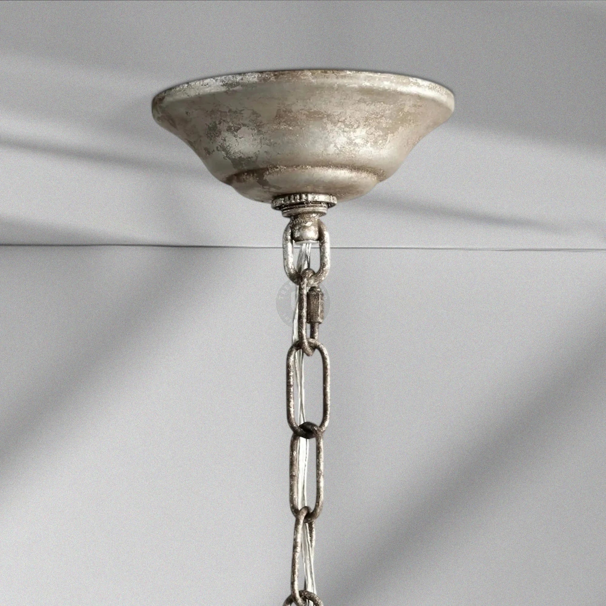 Aubrey Round Chandelier in Silver