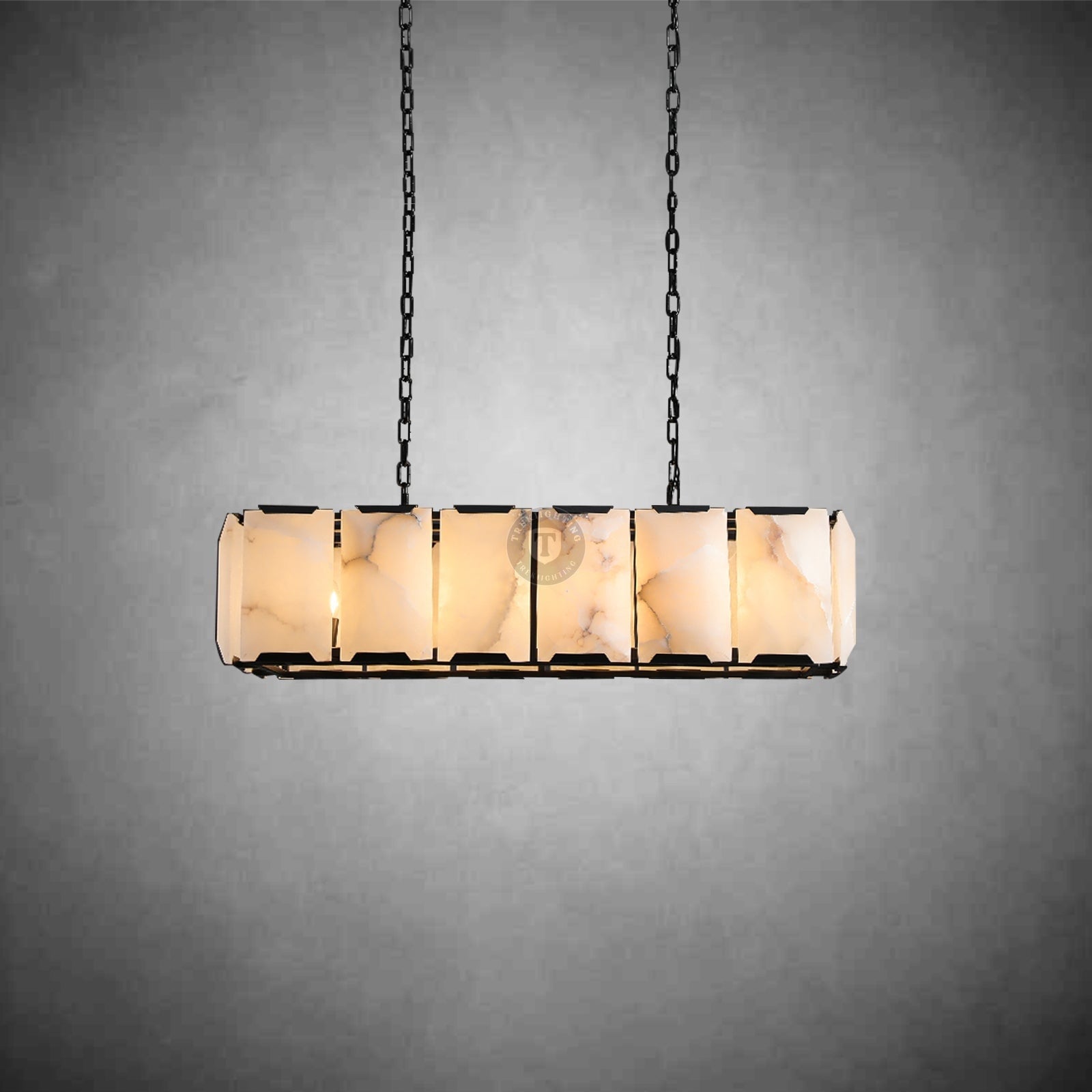 Harley Calcite Rectangular Chandelier