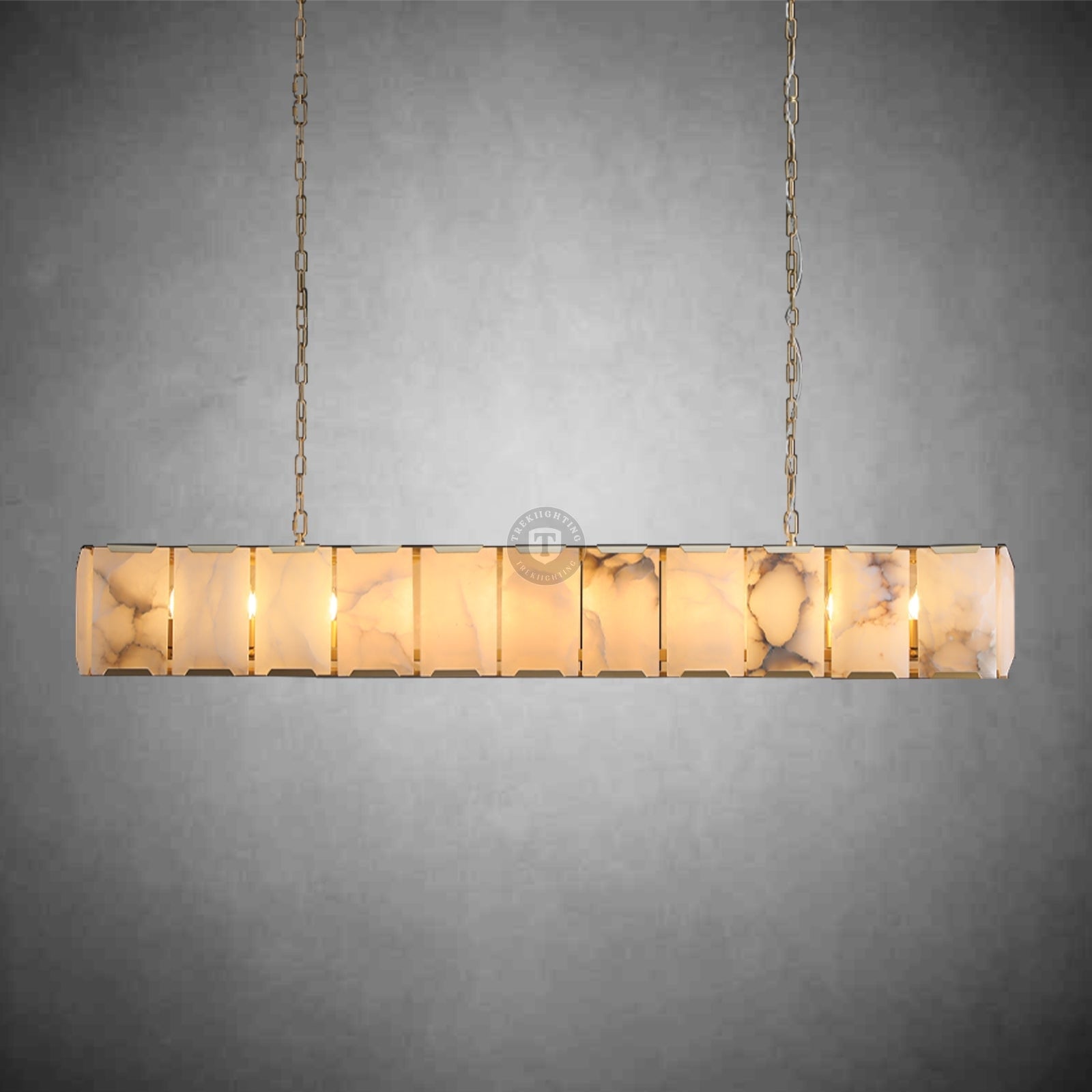Harley Calcite Rectangular Chandelier