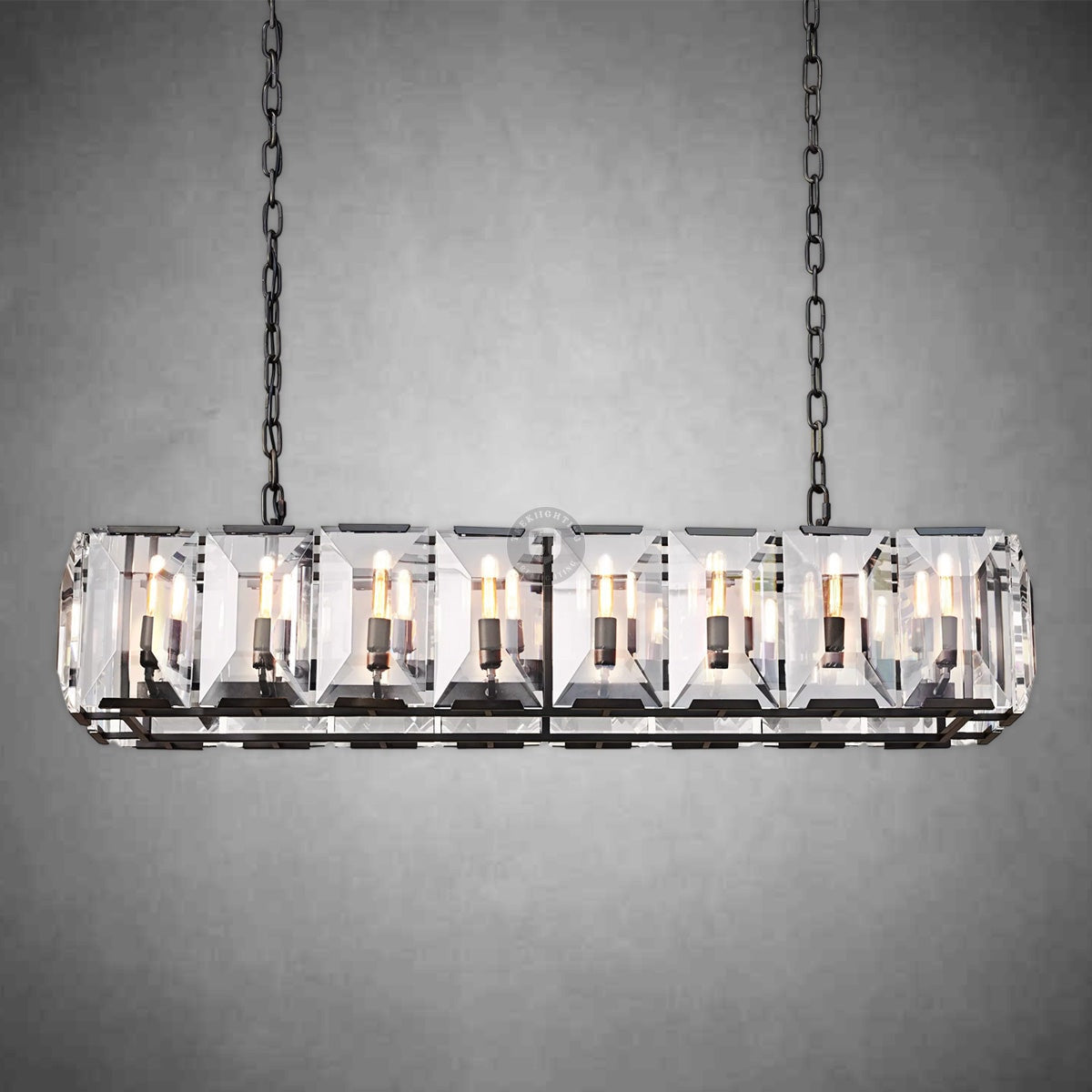 Harley Crystal Rectangular Chandelier