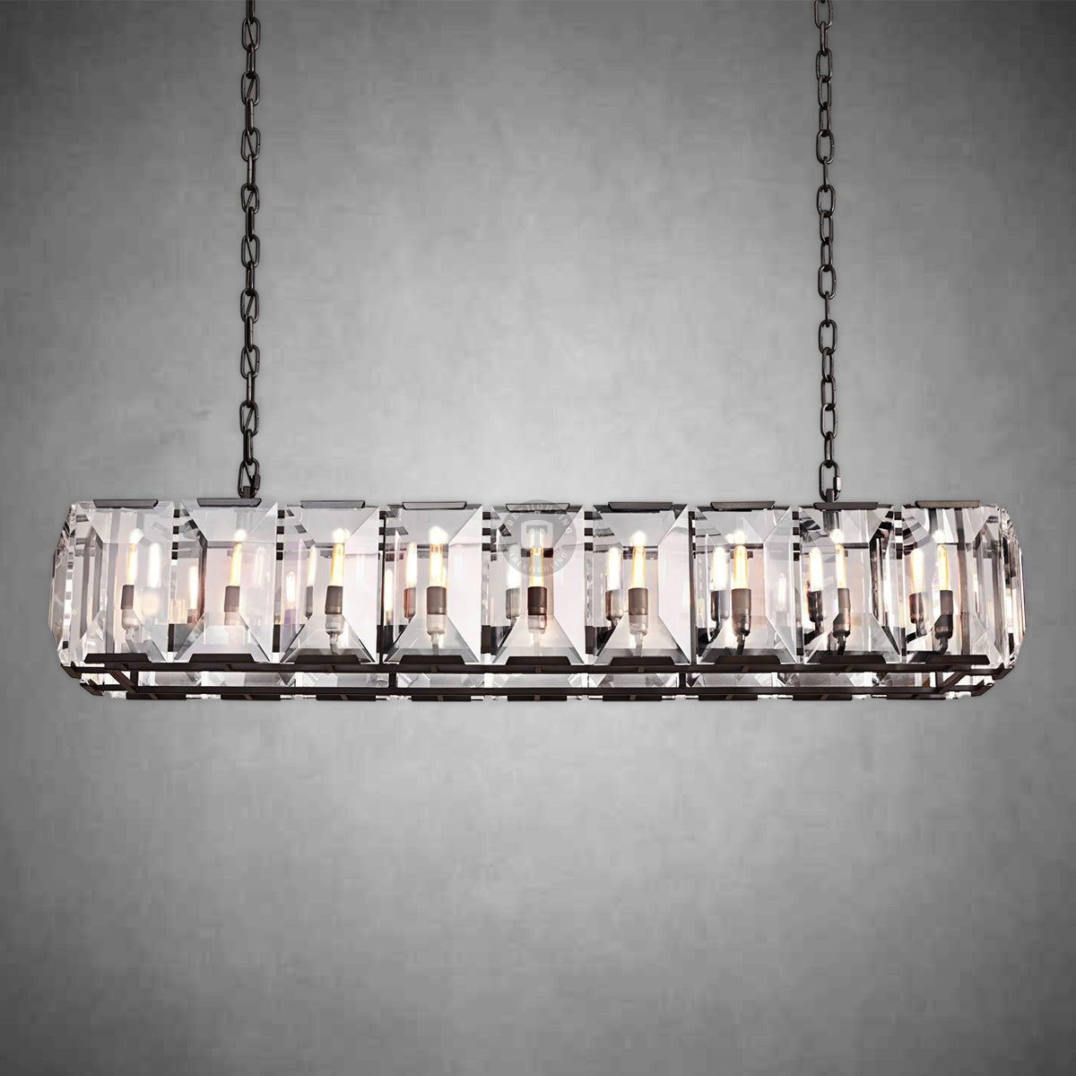 Harley Crystal Rectangular Chandelier
