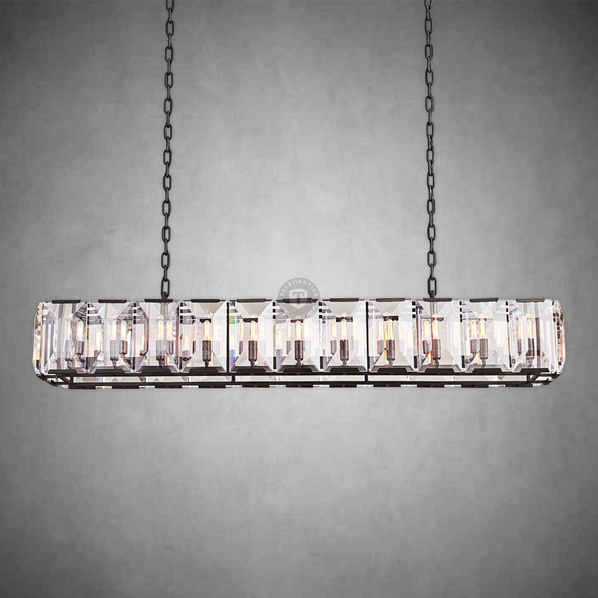 Harley Crystal Rectangular Chandelier
