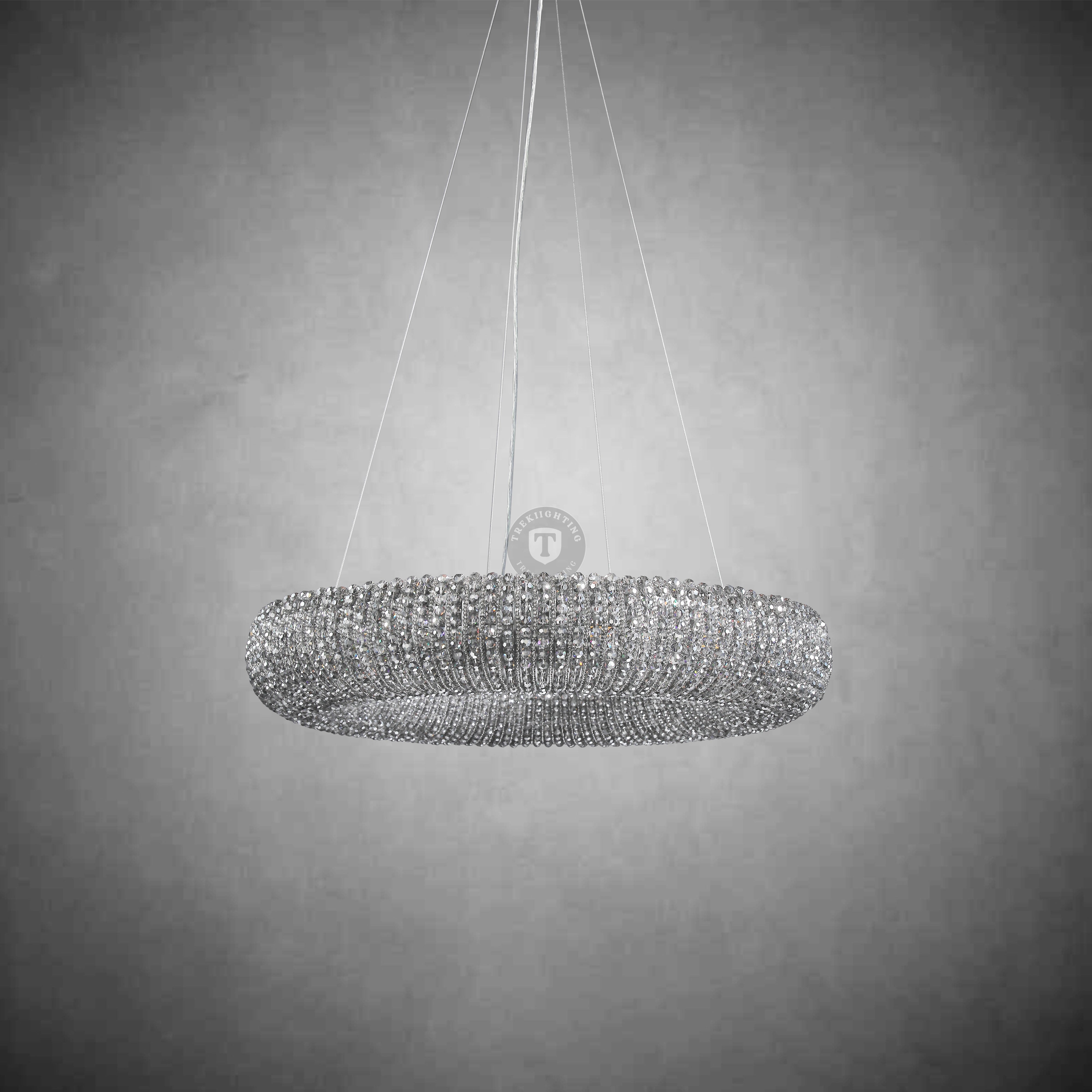 Patrick Clear Round Chandelier