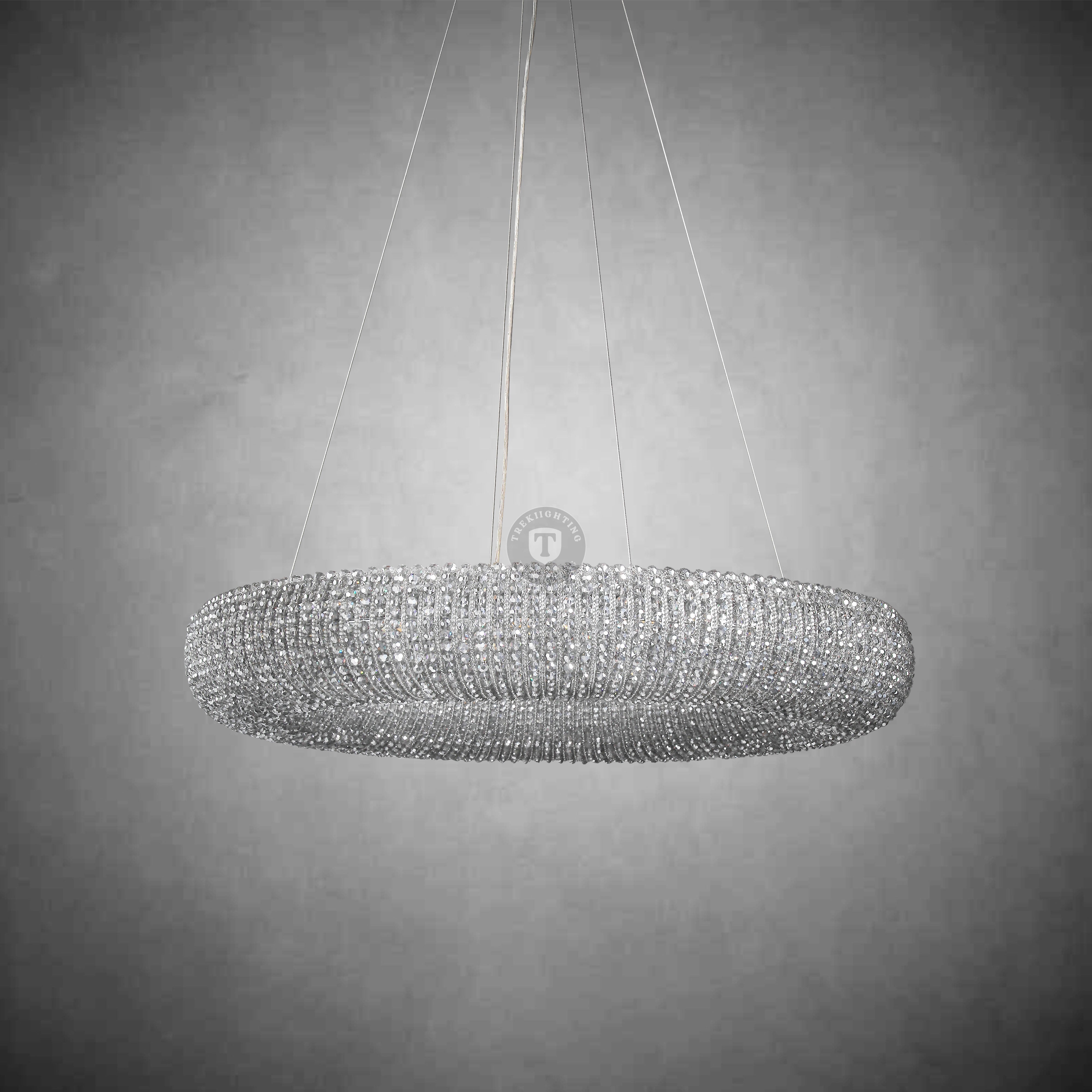 Patrick Clear Round Chandelier