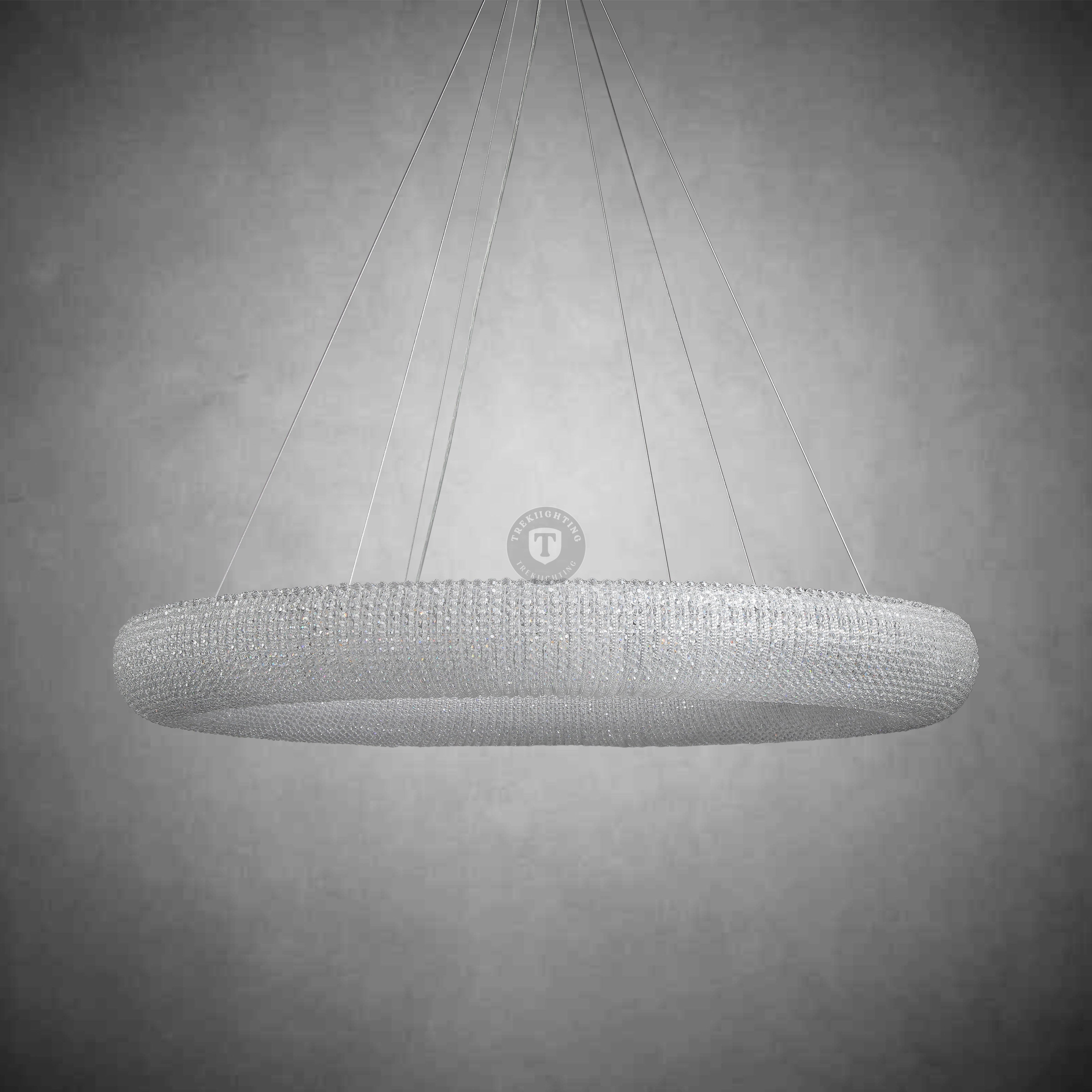 Patrick Clear Round Chandelier