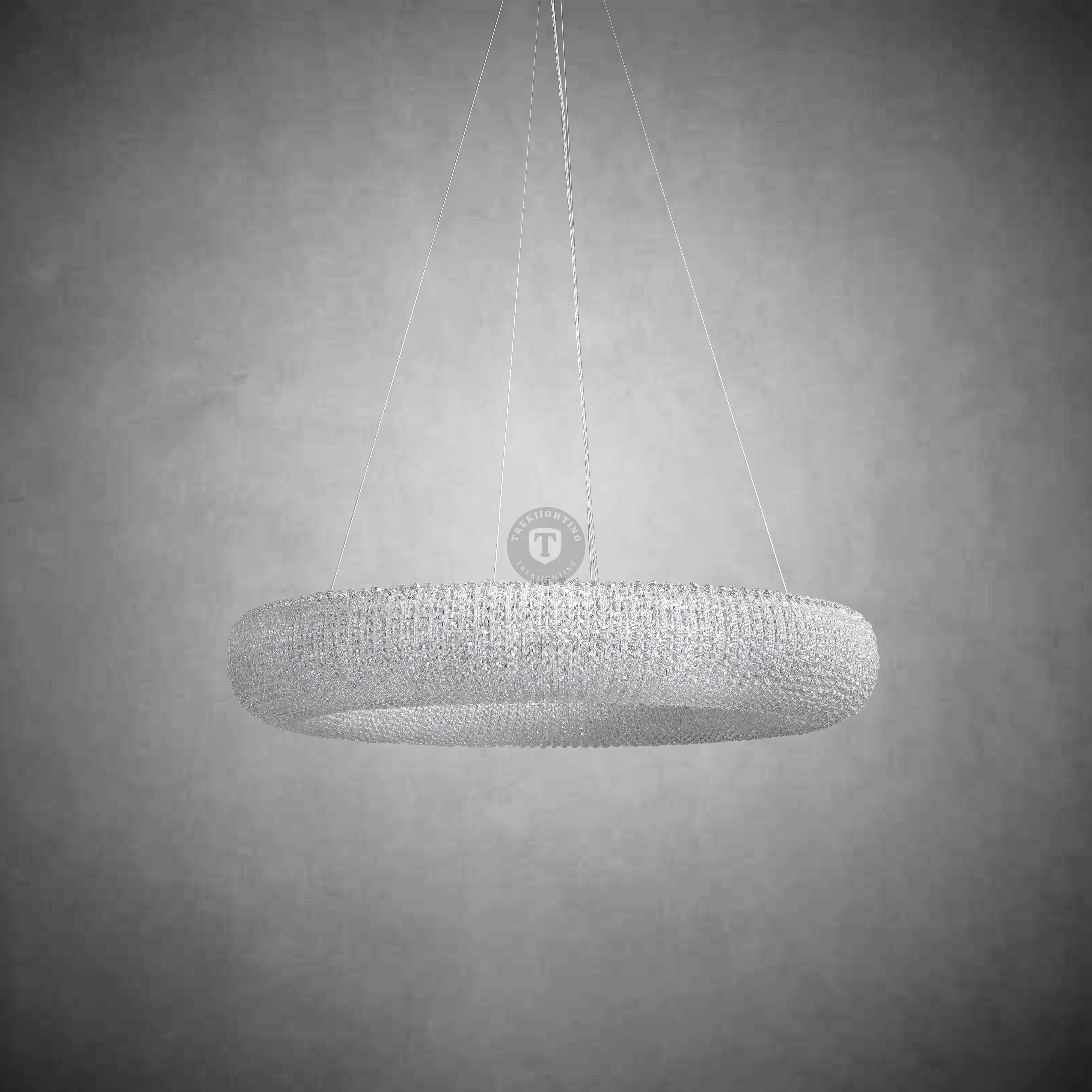 Patrick Clear Round Chandelier