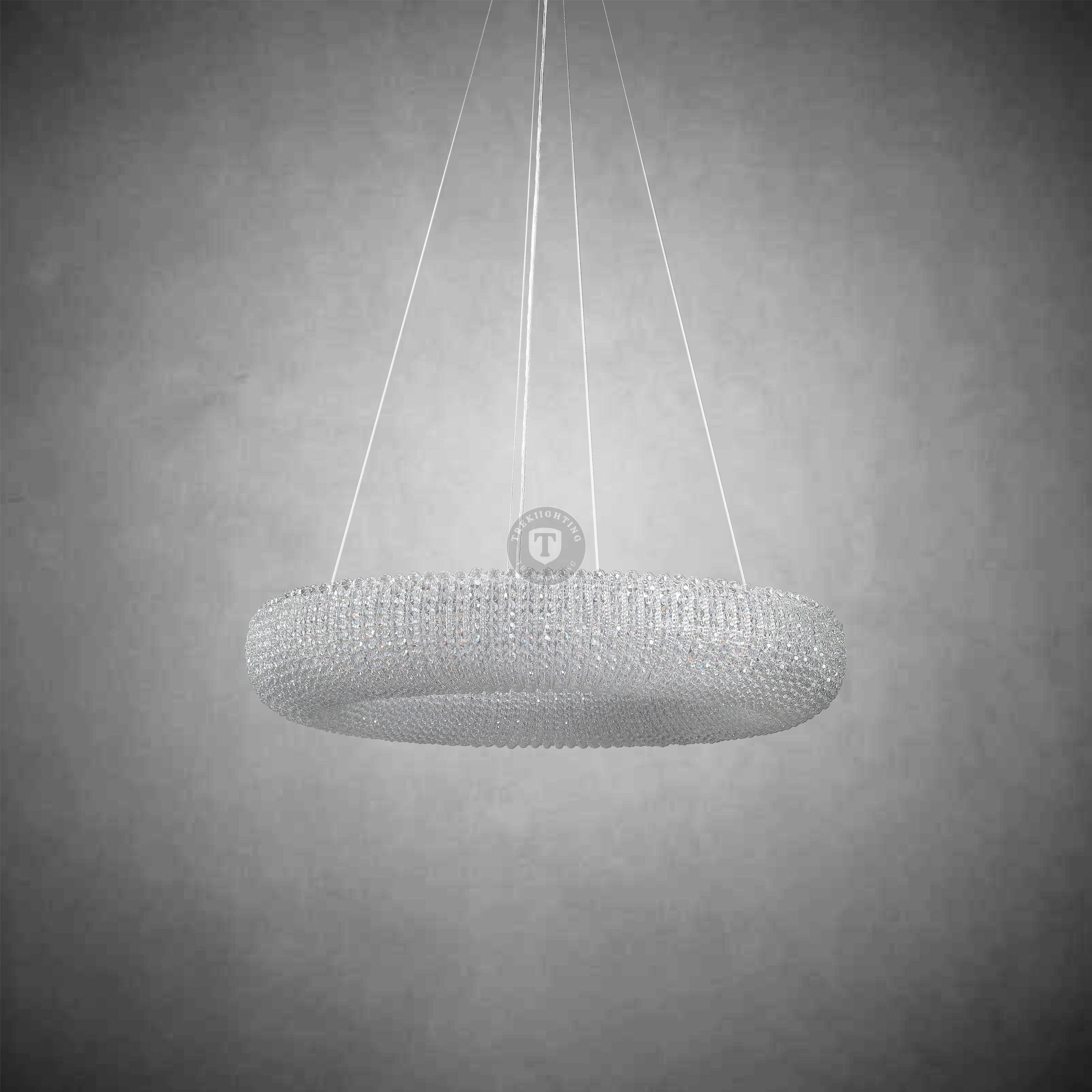 Patrick Clear Round Chandelier